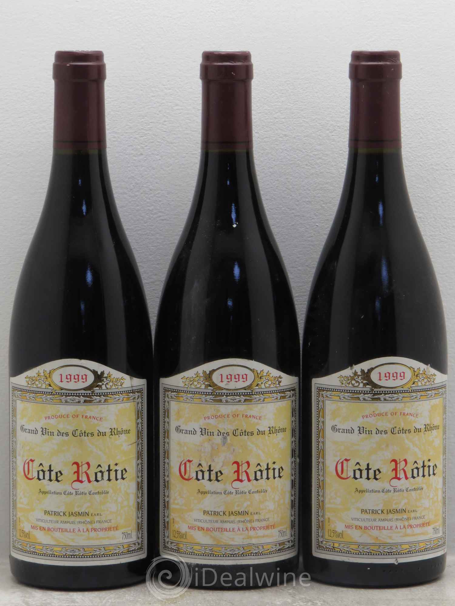 Côte-Rôtie Jasmin (Domaine) 1999 - Lot de 3 bouteilles - 0
