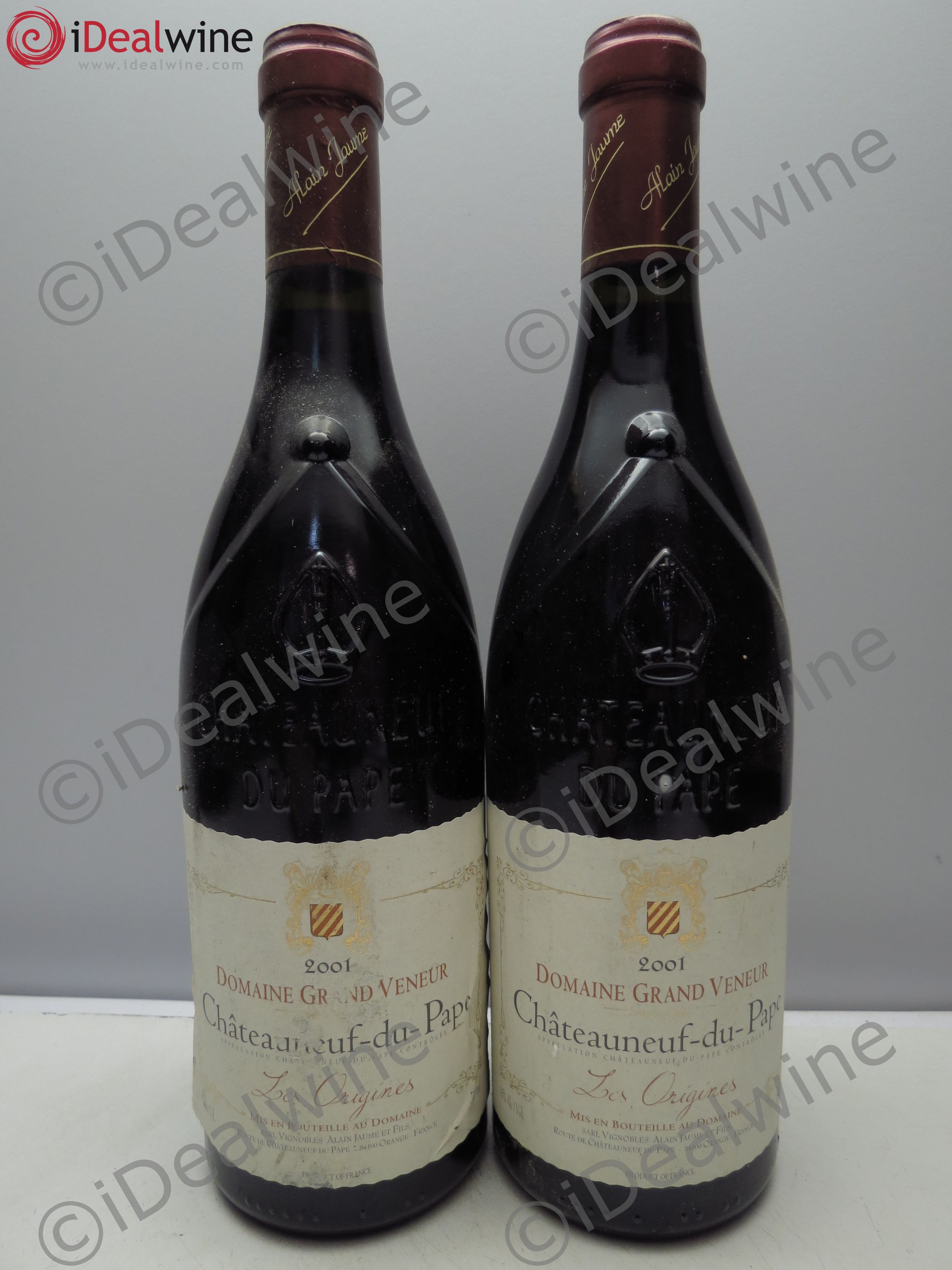 Châteauneuf-du-Pape Cuvée Origine 2001 - Lot de 2 bouteilles - 0