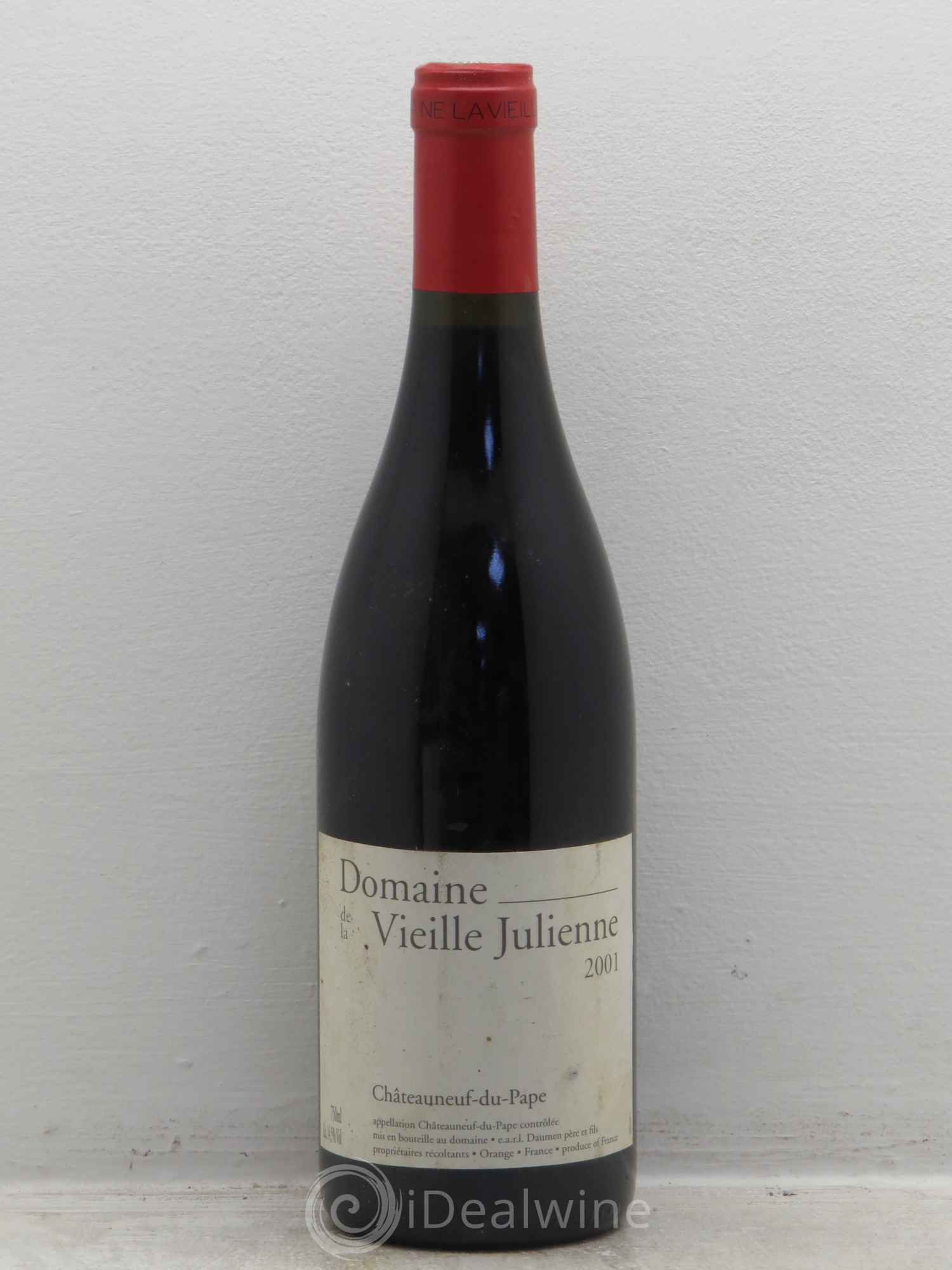 Châteauneuf-du-Pape Vieille Julienne (Domaine de la) Jean-Paul Daumen 2001 - Lot de 6 bouteilles - 0