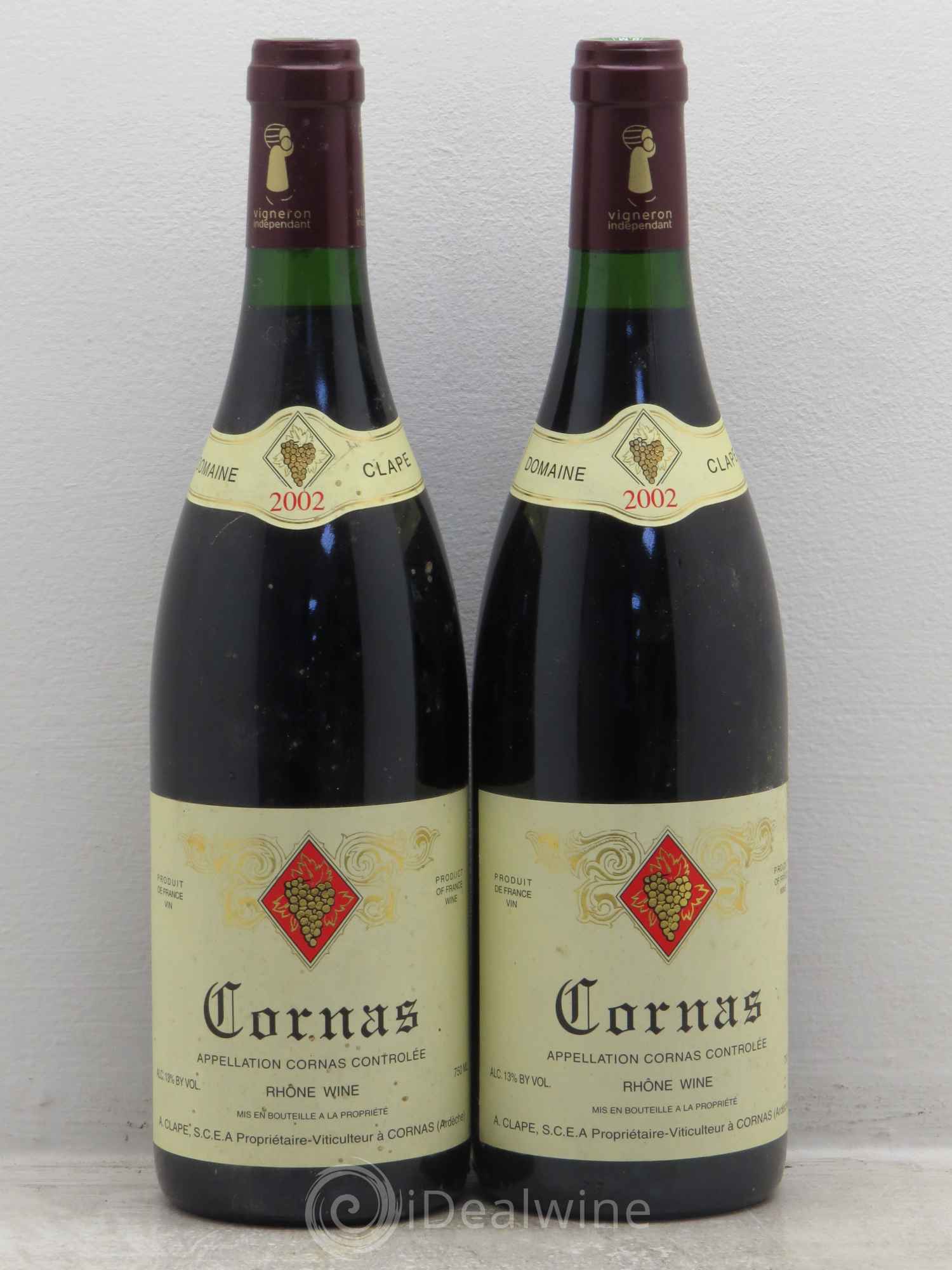 Cornas Auguste Clape 2002 - Lot de 2 bouteilles - 0