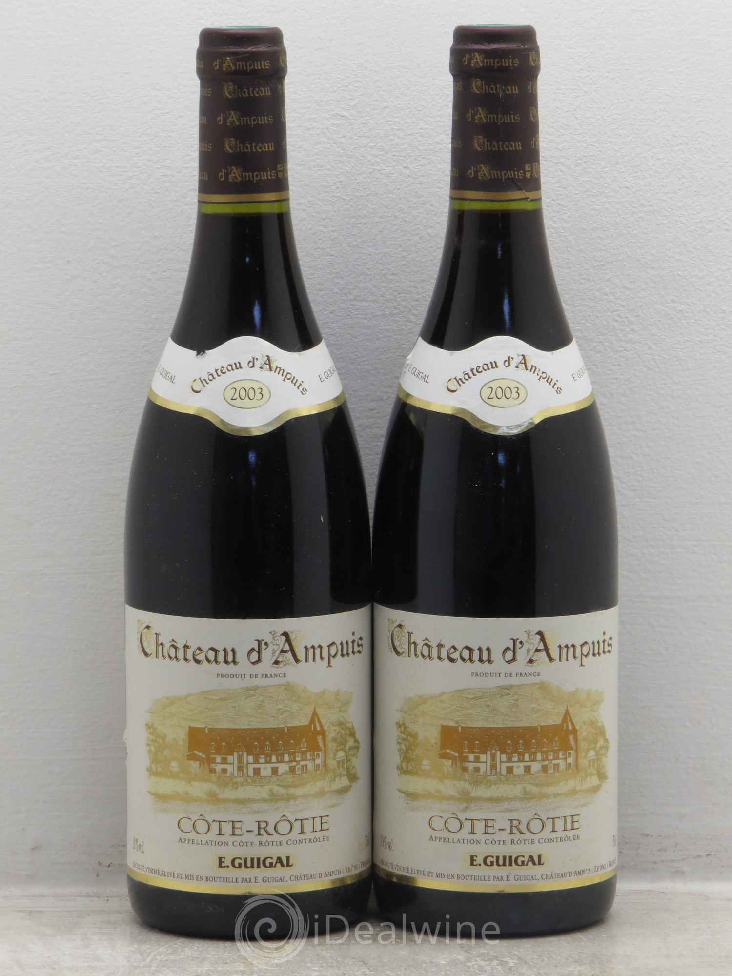 Côte-Rôtie Château d'Ampuis Guigal 2003 - Lot de 2 bouteilles - 0