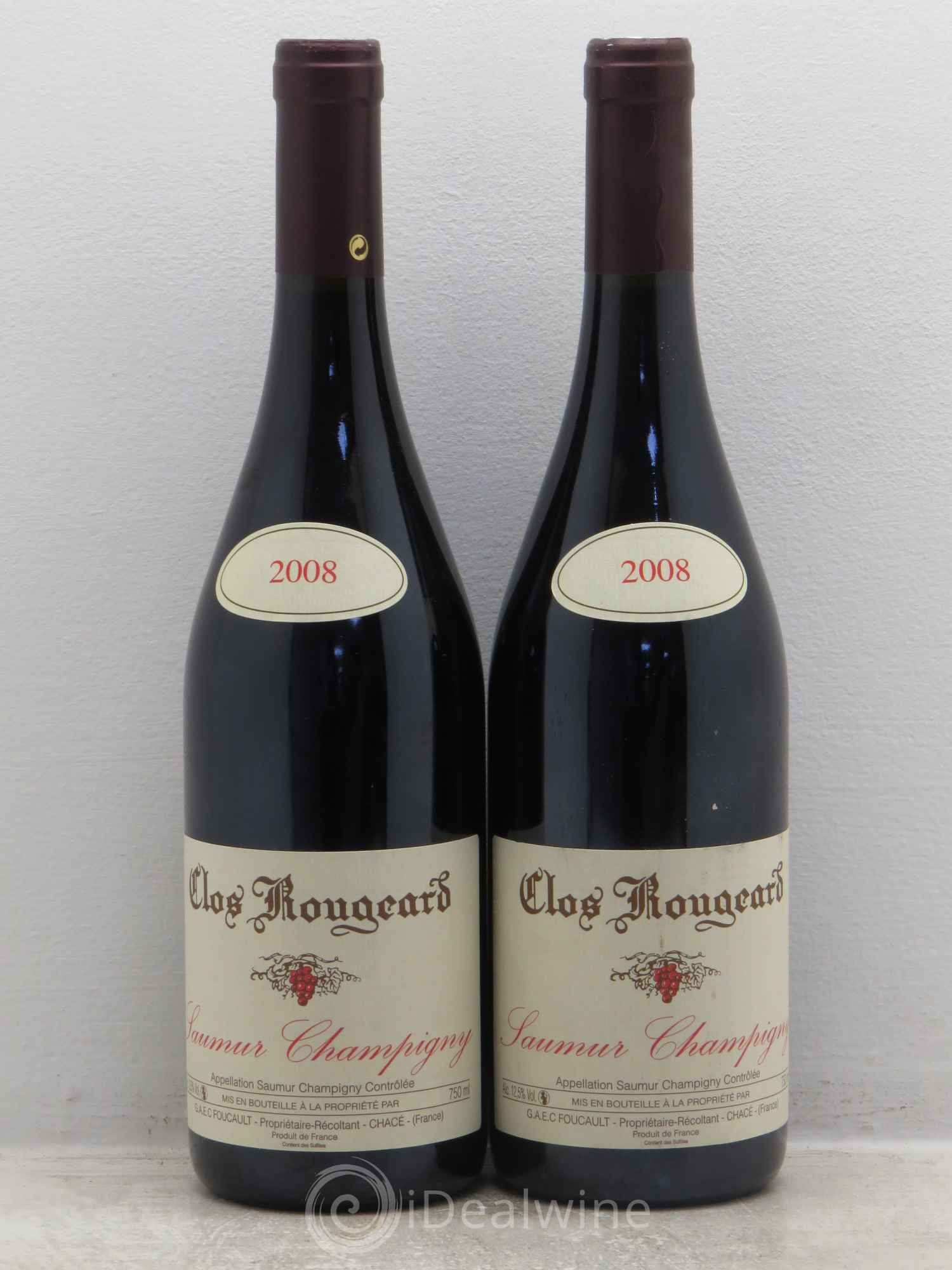 Saumur-Champigny Clos Rougeard 2008 - Lot de 2 bouteilles - 0