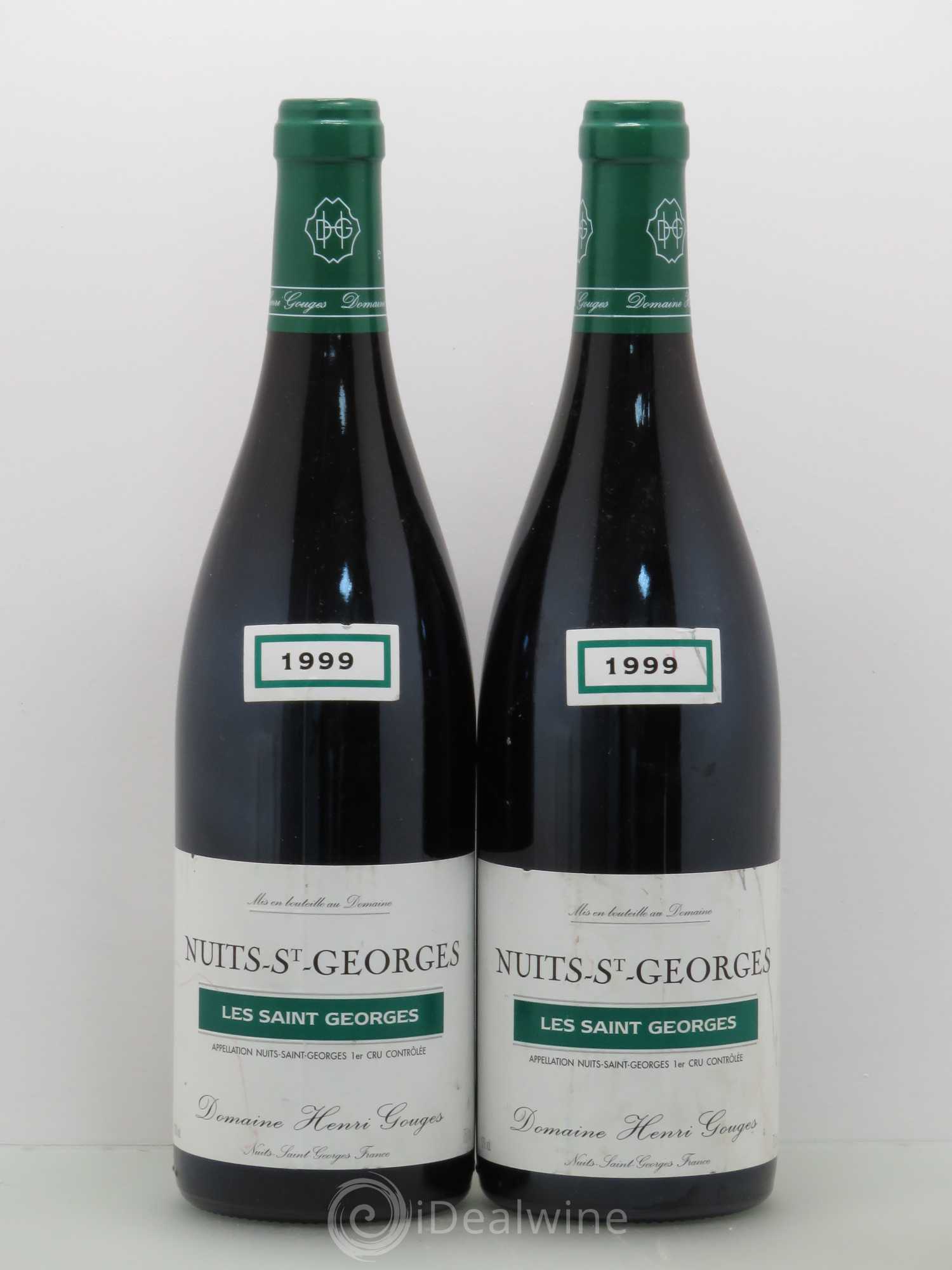 Nuits-Saint-Georges 1er Cru Les Saints Georges Henri Gouges 1999 - Posten von 2 Flaschen - 0