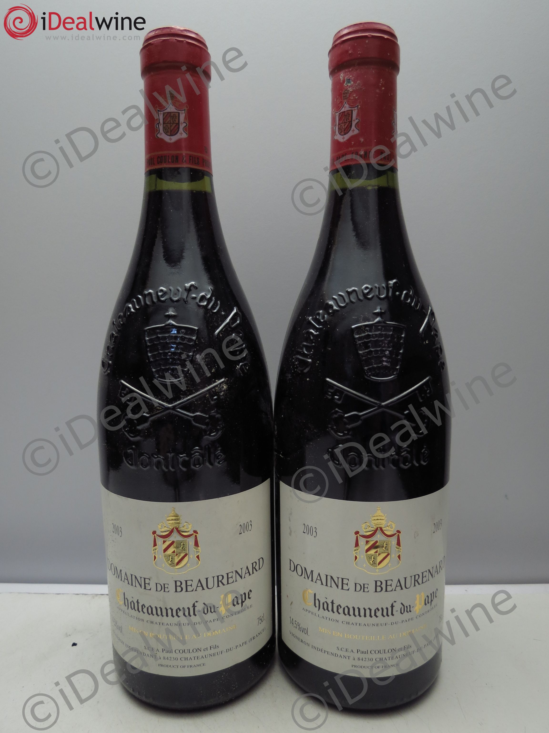Châteauneuf-du-Pape Beaurenard (Domaine de) 2003 - Lot de 2 bouteilles - 0