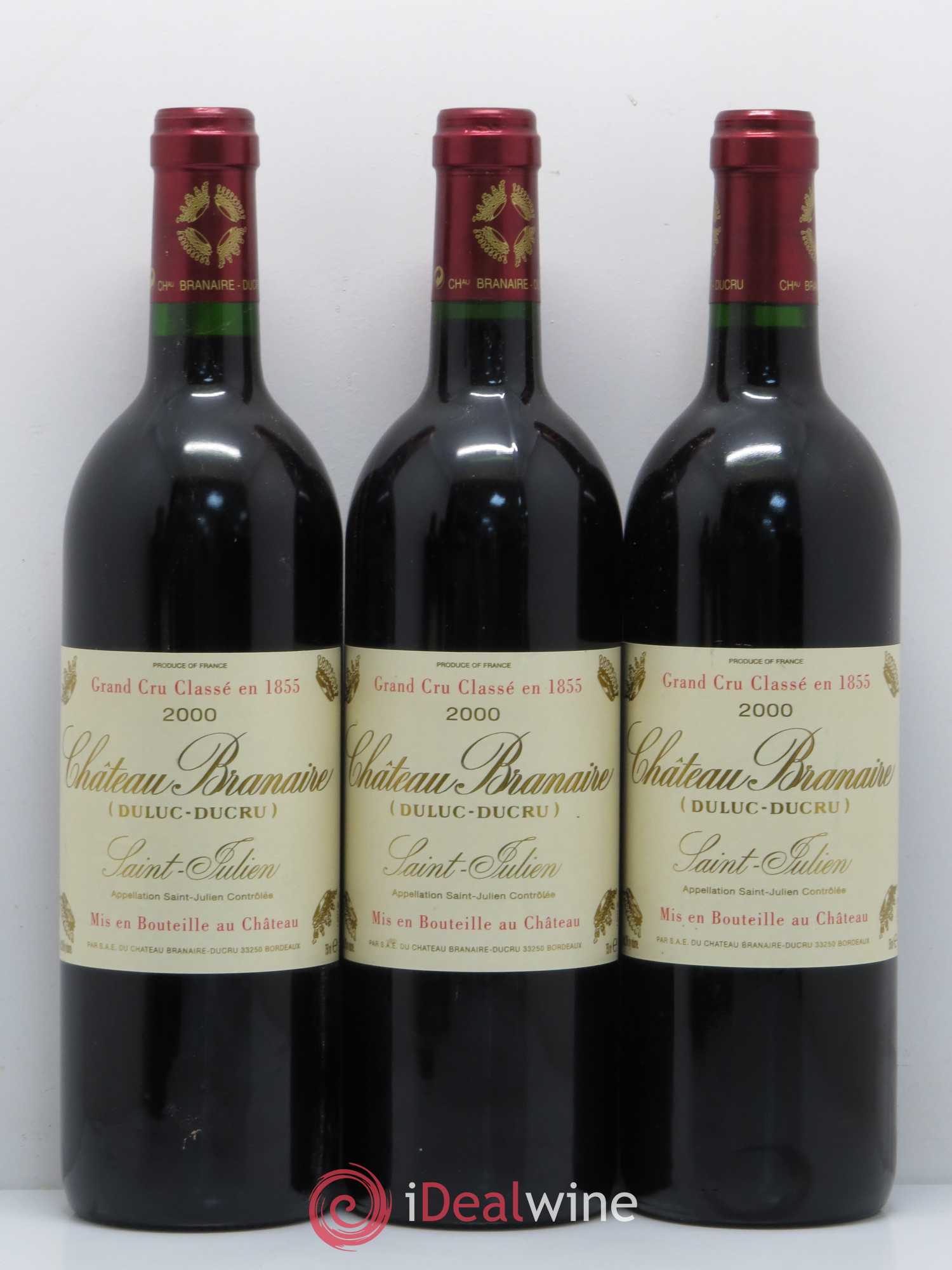 Château Branaire Ducru 4ème Grand Cru Classé 2000 - Lotto di 6 bottiglie - 1