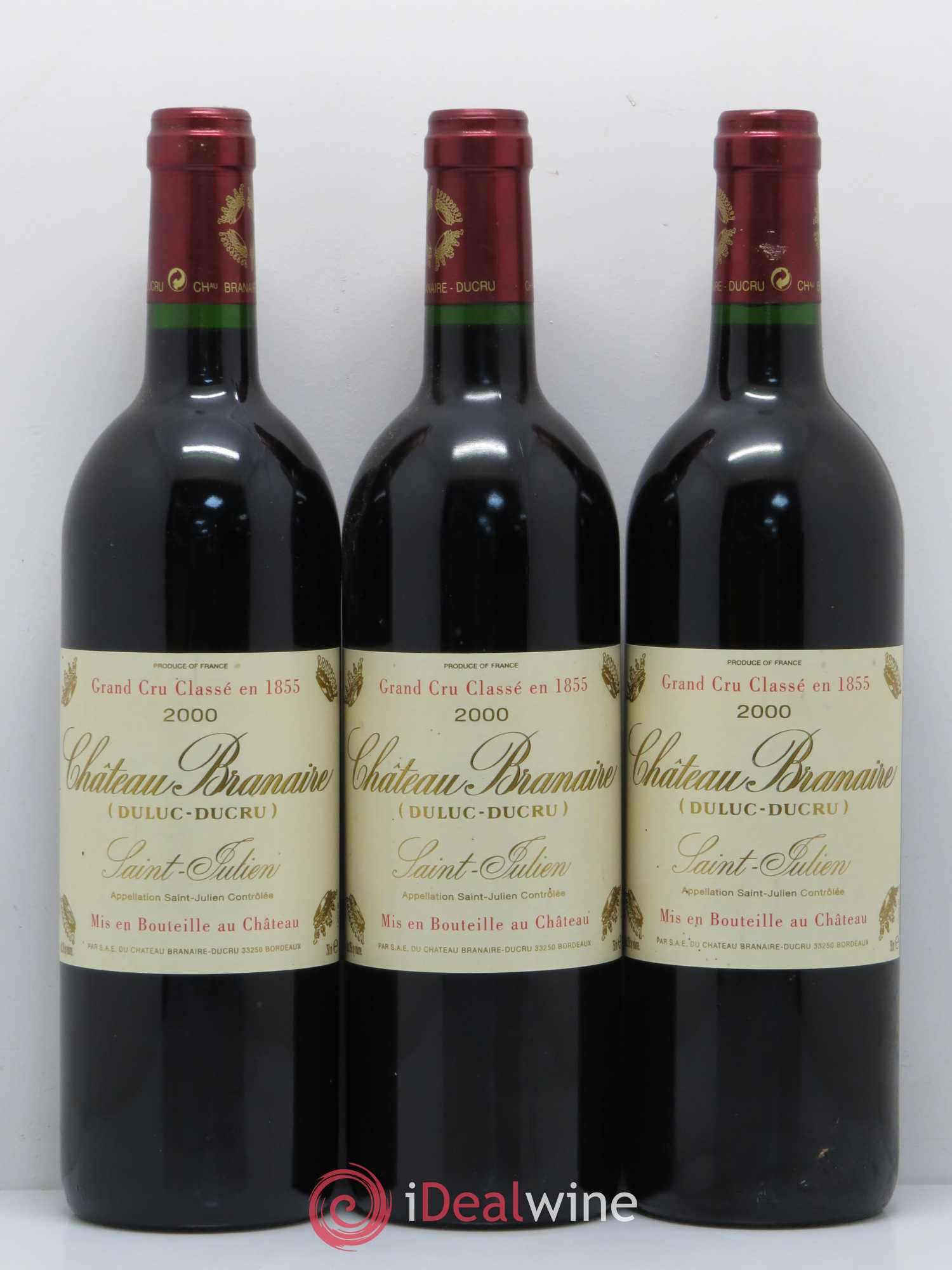 Château Branaire Ducru 4ème Grand Cru Classé 2000 - Lotto di 6 bottiglie - 2