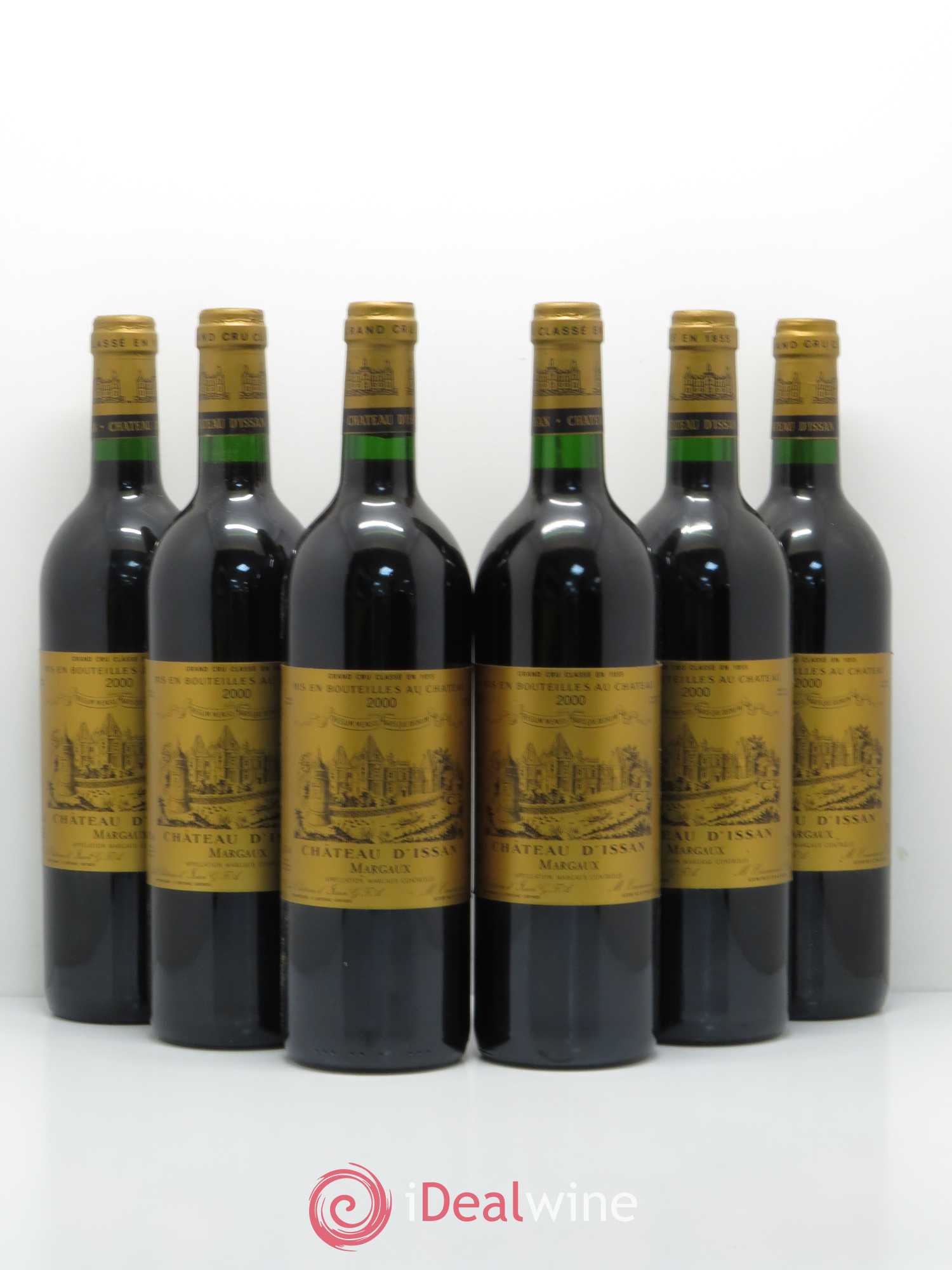 Château d'Issan 3ème Grand Cru Classé 2000 - Lot de 6 bouteilles - 0