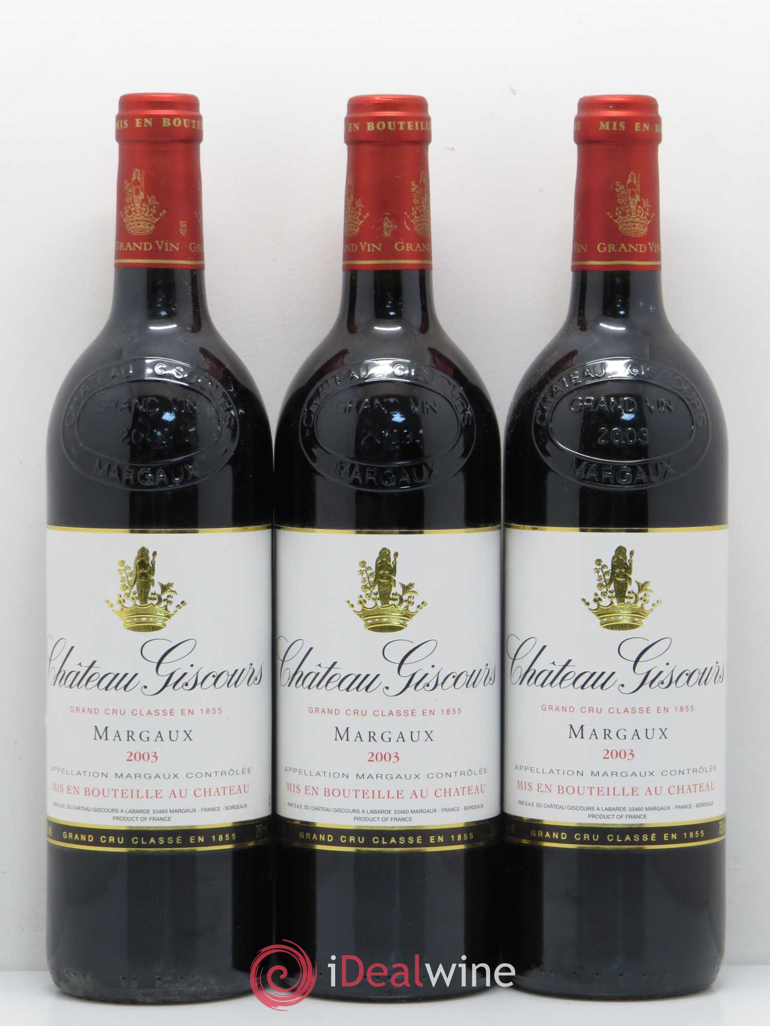 Château Giscours 3ème Grand Cru Classé 2003 - Lot de 6 bouteilles - 2