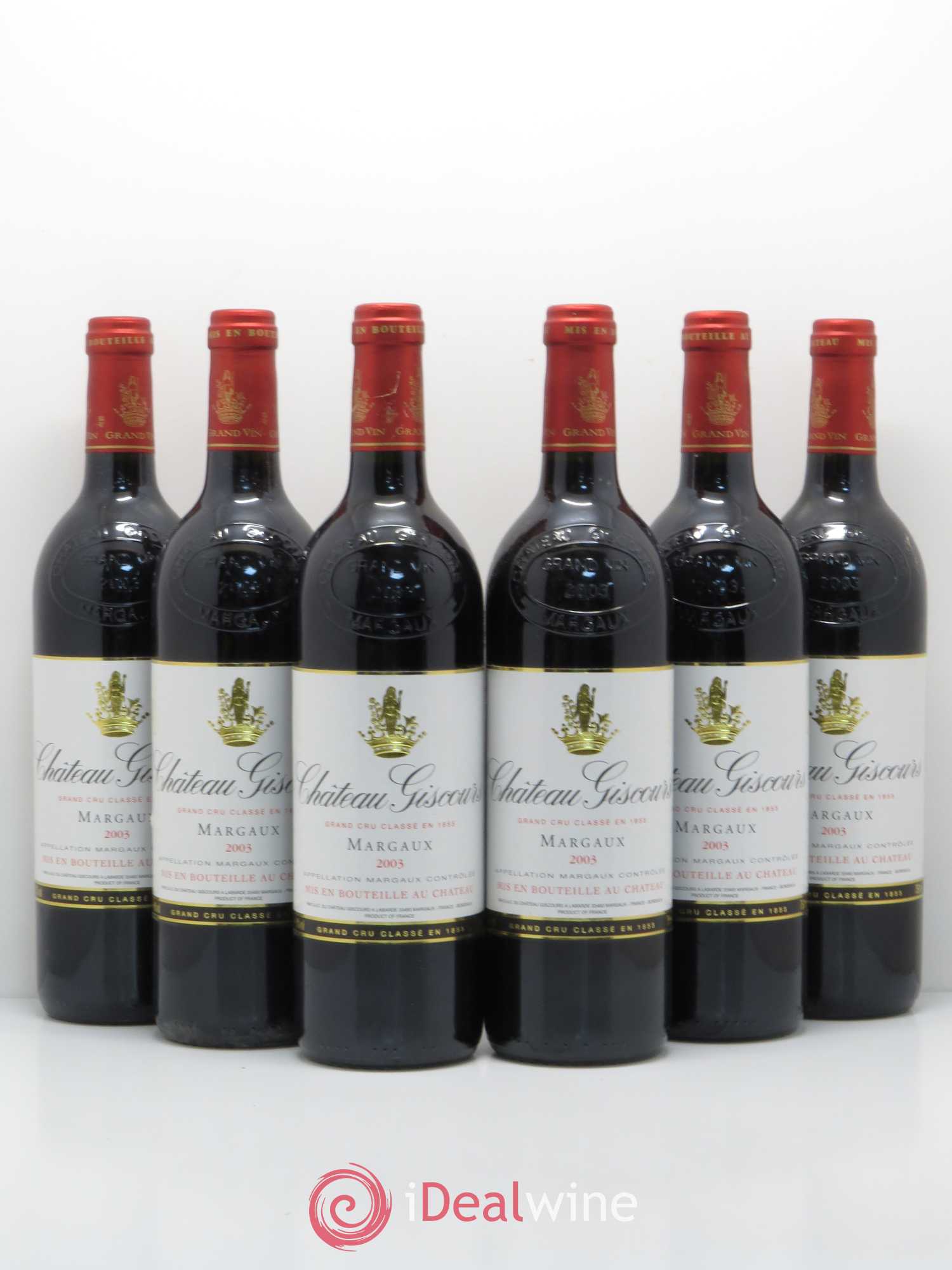 Château Giscours 3ème Grand Cru Classé 2003 - Lot de 6 bouteilles - 0