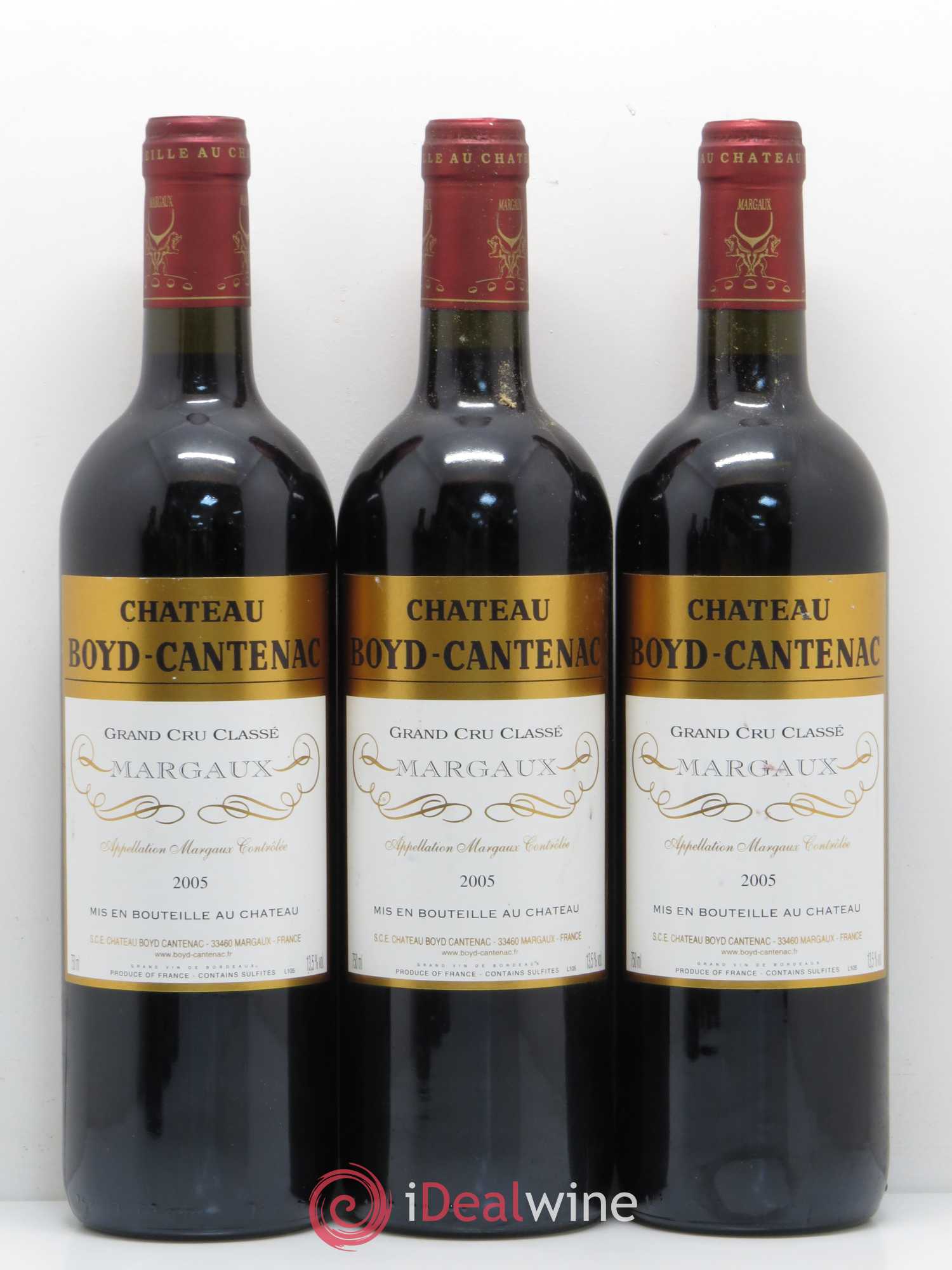 Château Boyd Cantenac 3ème Grand Cru Classé 2005 - Lot de 6 bouteilles - 1
