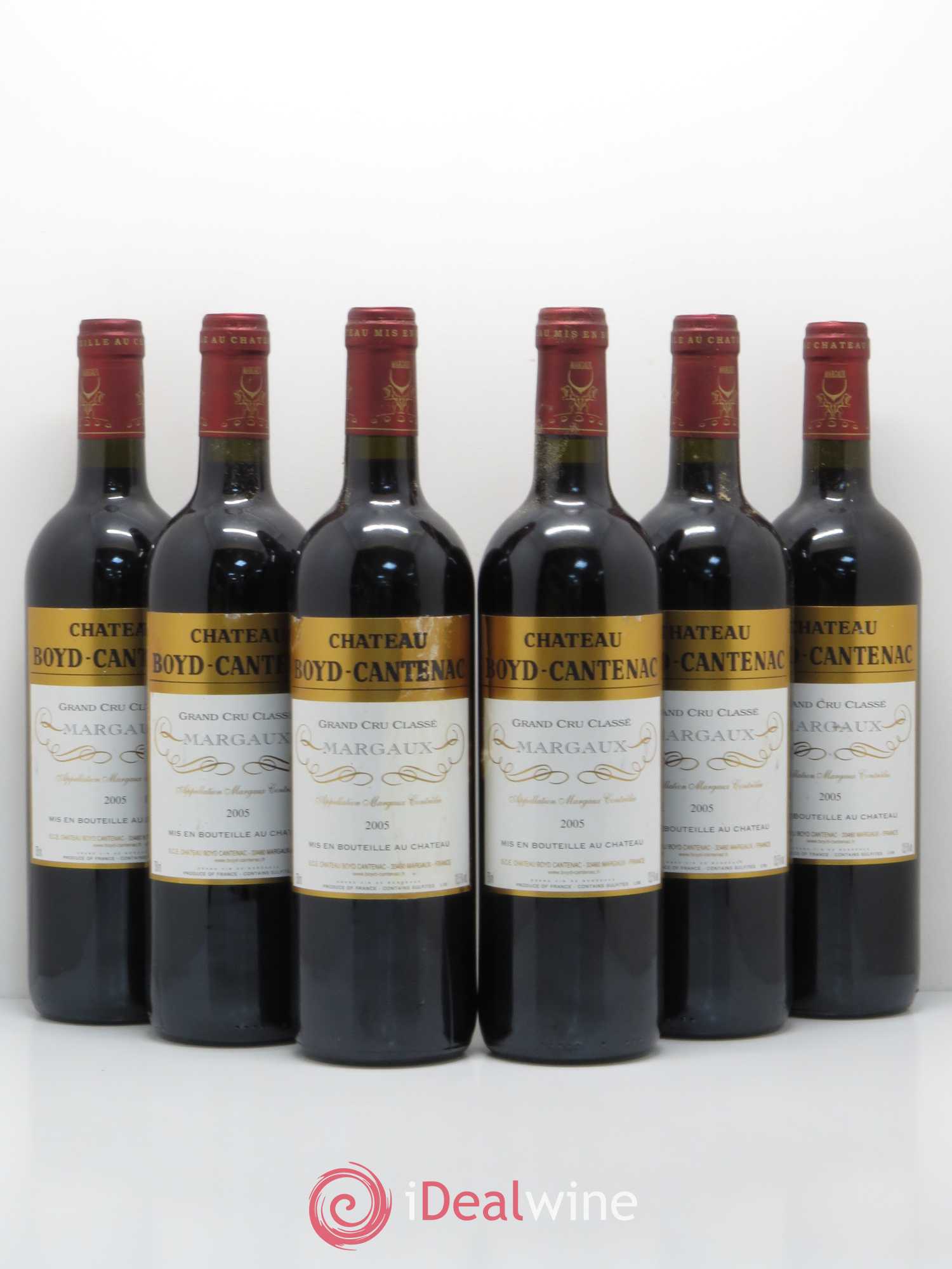Château Boyd Cantenac 3ème Grand Cru Classé 2005 - Lot de 6 bouteilles - 0