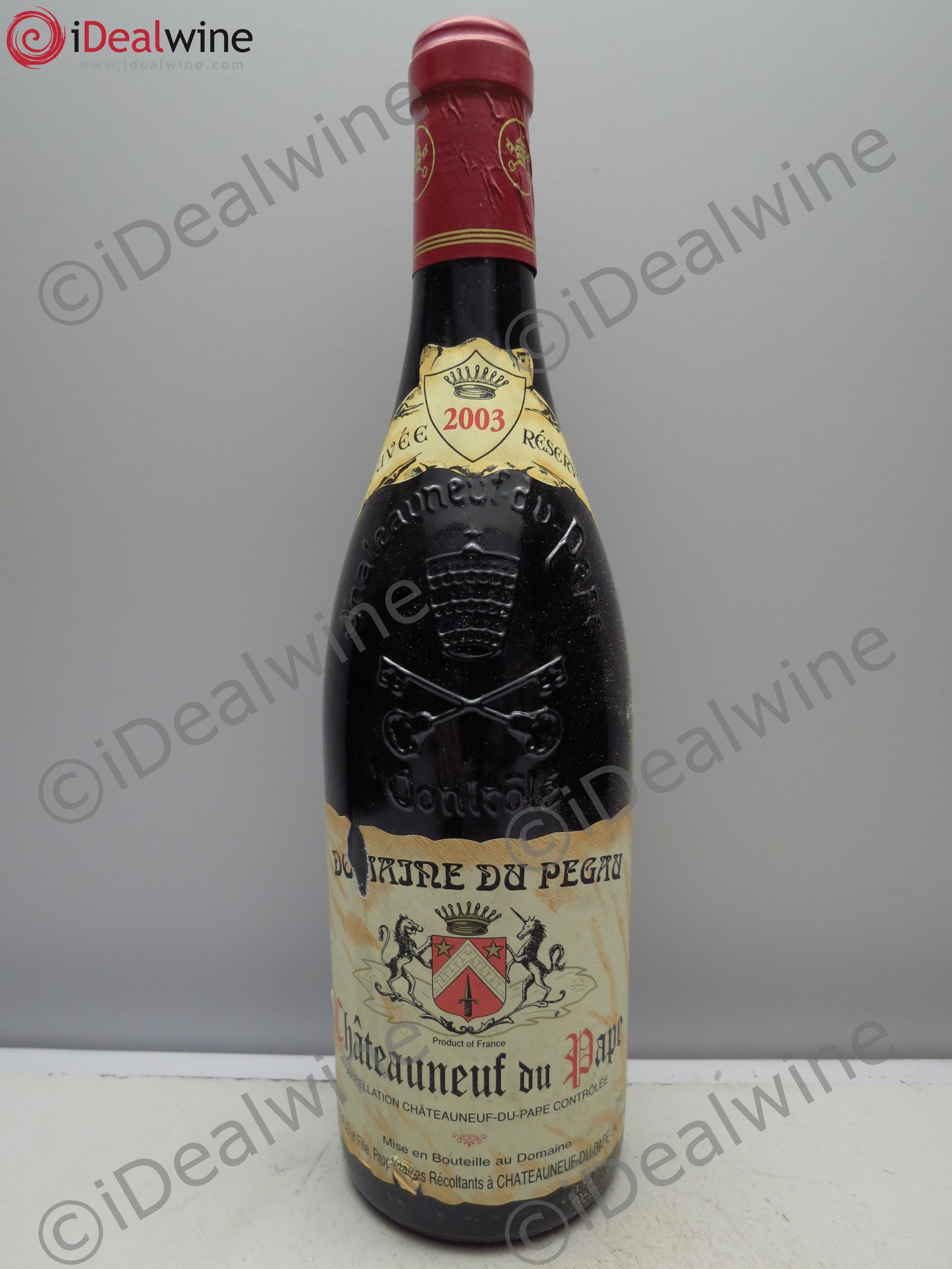 Châteauneuf-du-Pape Domaine du Pégau Cuvée Réservée Paul et Laurence Féraud 2003 - Lot de 6 bouteilles - 0