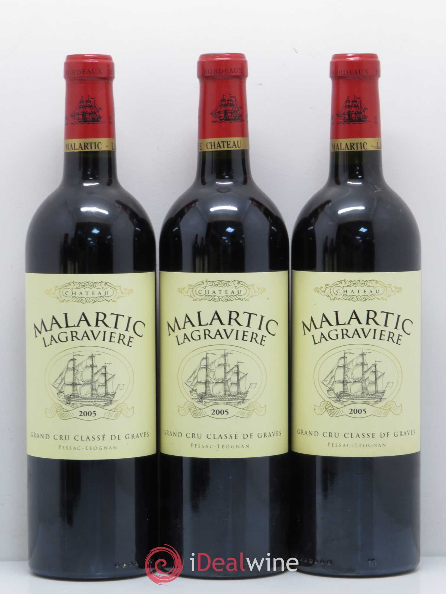 Château Malartic-Lagravière Cru Classé de Graves 2005 - Lot de 6 bouteilles - 1