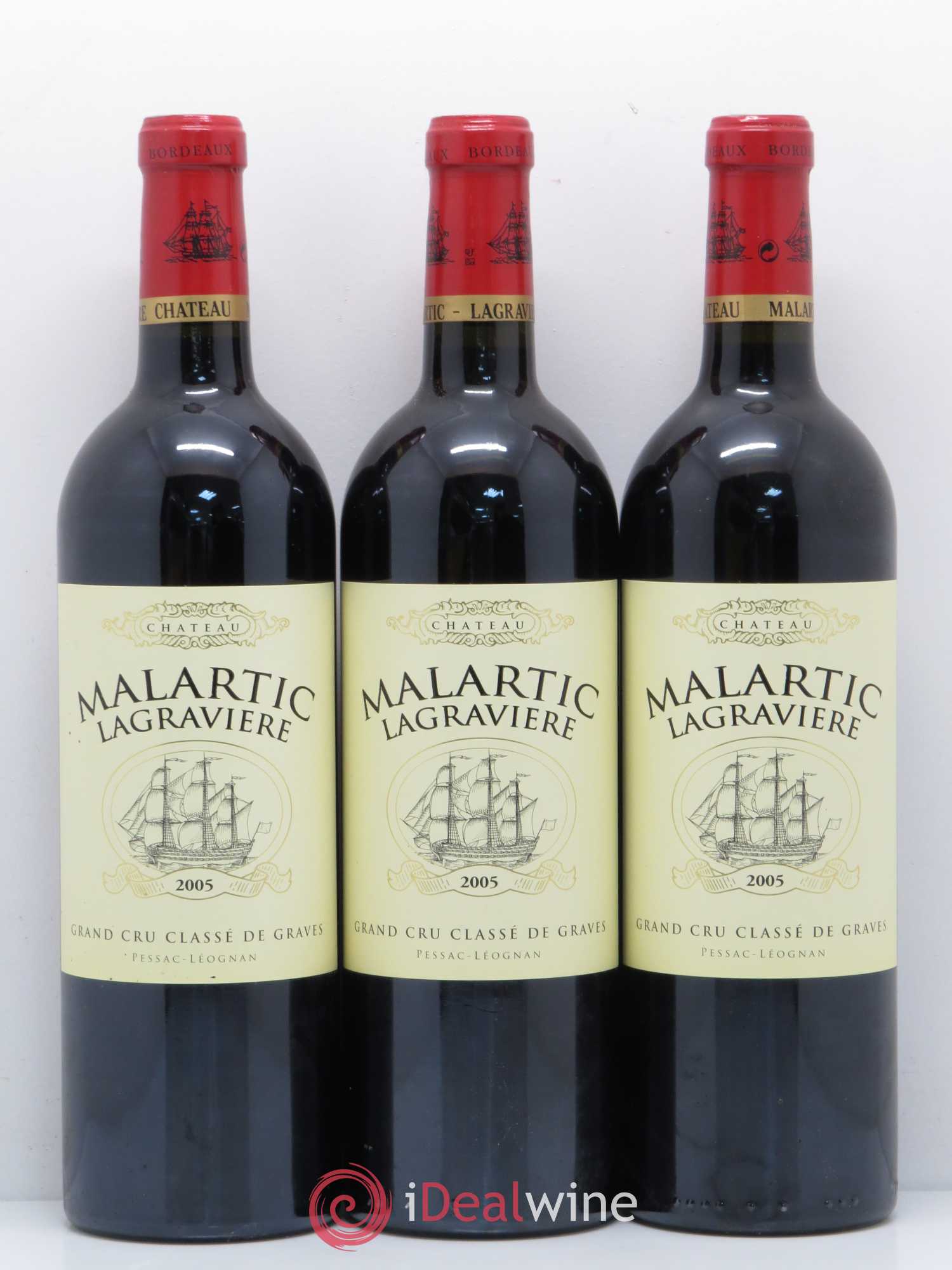 Château Malartic-Lagravière Cru Classé de Graves 2005 - Lot de 6 bouteilles - 2