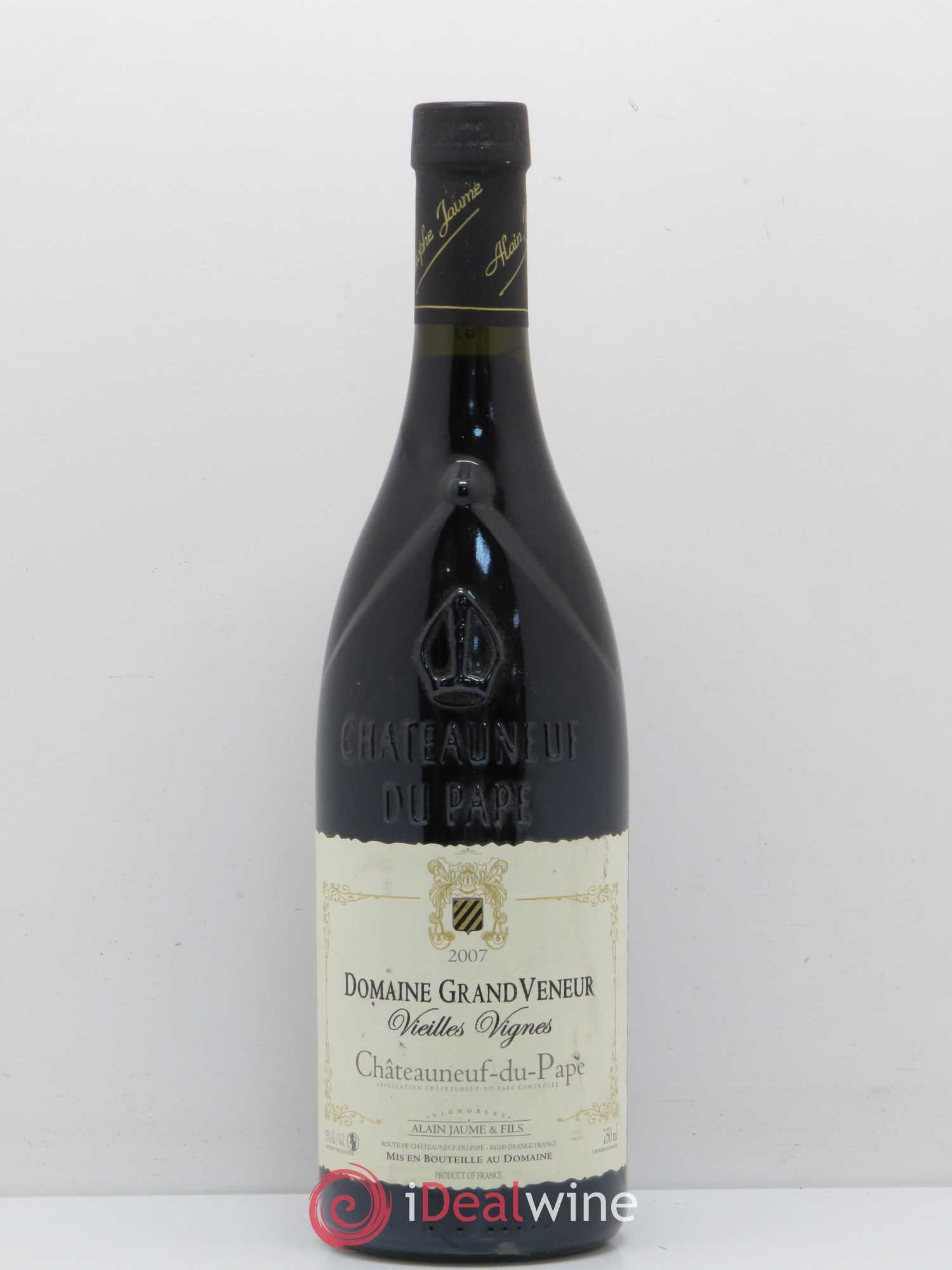 Châteauneuf-du-Pape Vieilles Vignes Grand Veneur (Domaine) 2007 - Lot de 1 bouteille - 0