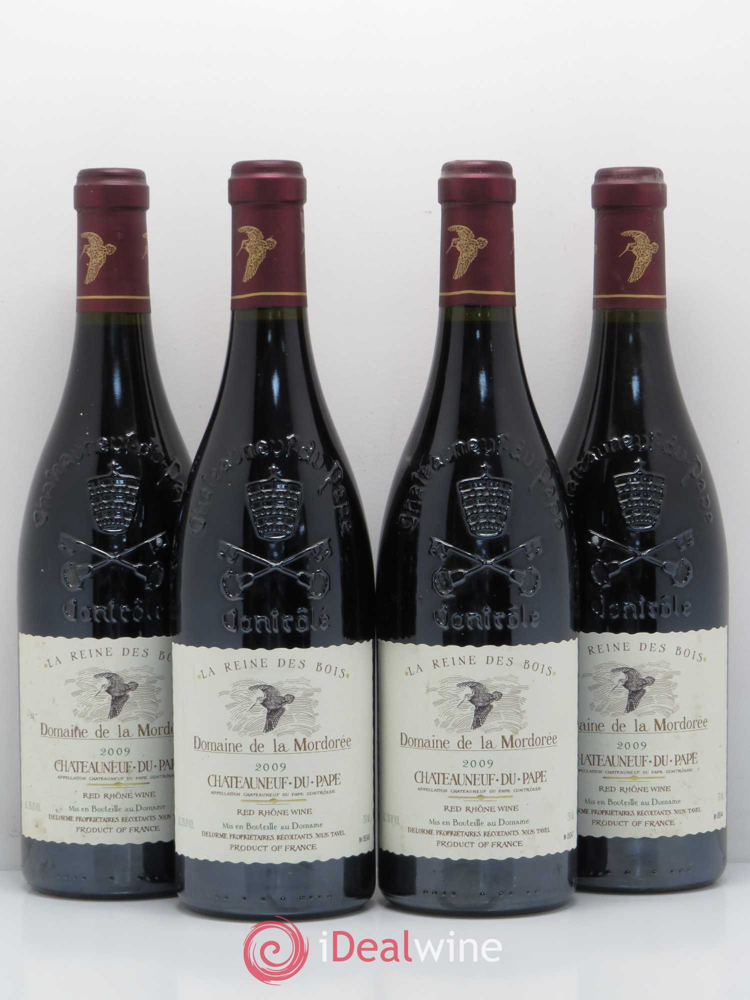 Châteauneuf-du-Pape Cuvée de la Reine des Bois La Mordorée (Domaine de) 2009 - Lot de 4 bouteilles - 0