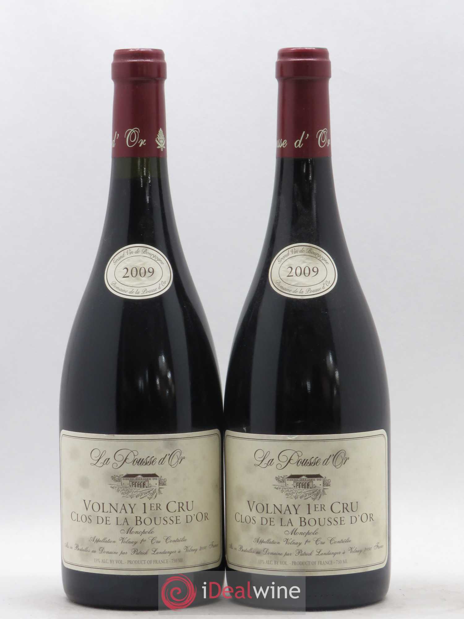Volnay 1er Cru Clos de la Bousse d'Or La Pousse d'Or (Domaine de) 2009 - Lot de 2 bouteilles - 0