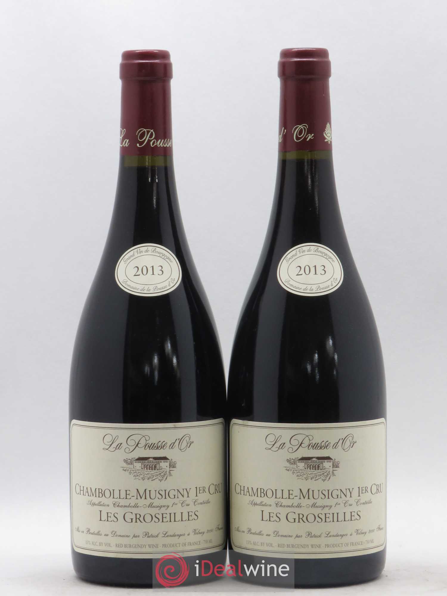Chambolle-Musigny 1er Cru Les Groseilles La Pousse d'Or (Domaine de) 2013 - Lot de 2 bouteilles - 0