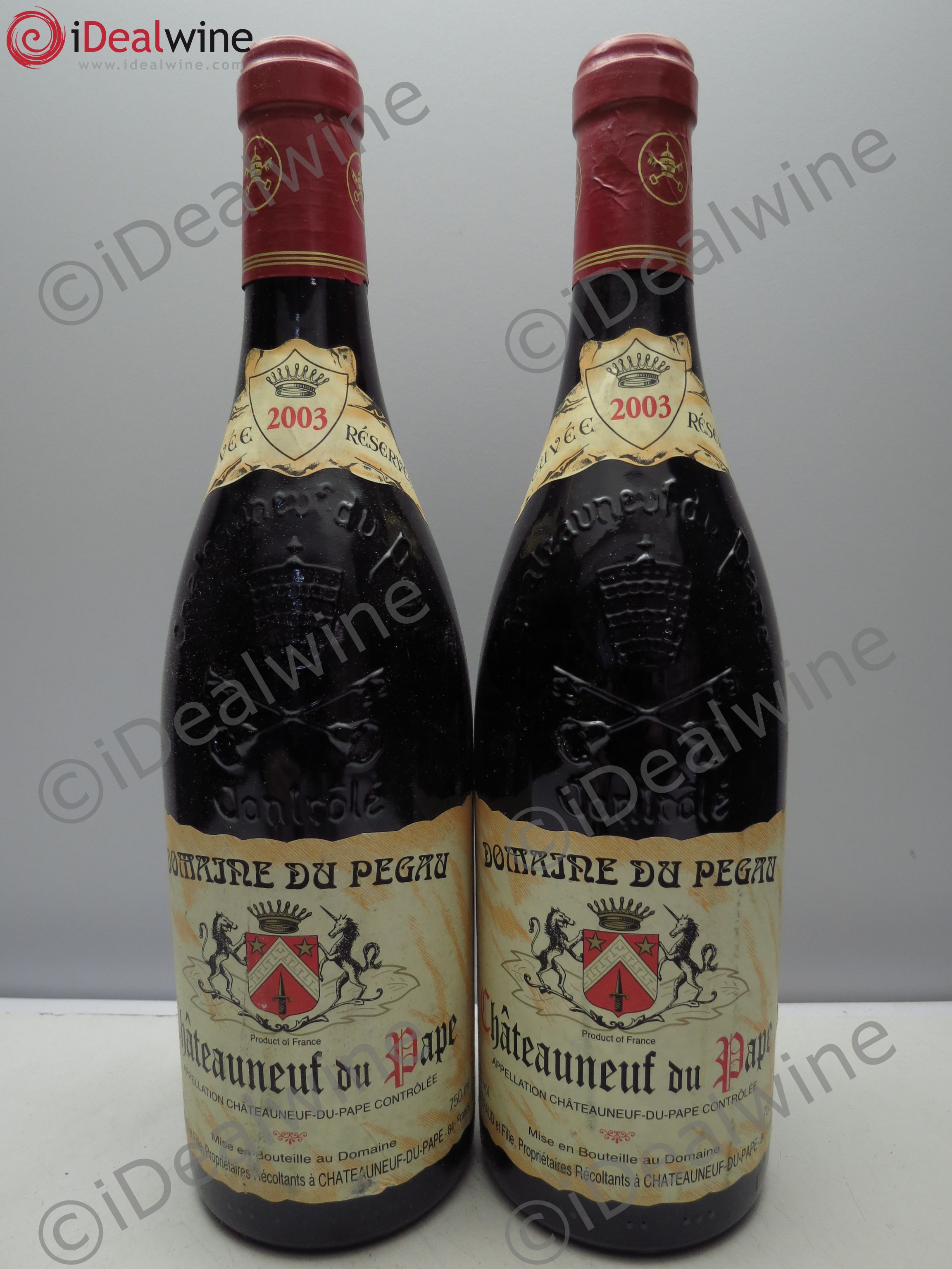 Châteauneuf-du-Pape Domaine du Pégau Cuvée Réservée Paul et Laurence Féraud 2003 - Lotto di 2 bottiglie - 0