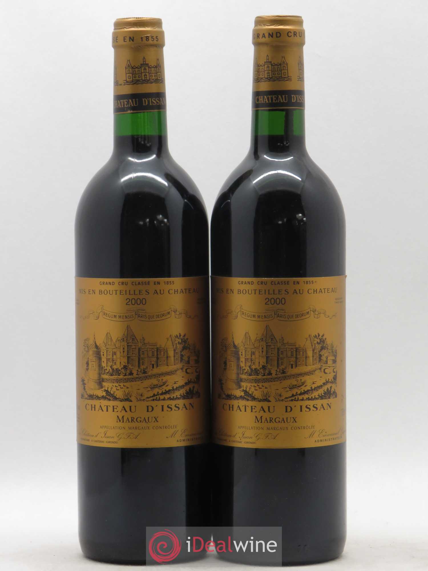 Château d'Issan 3ème Grand Cru Classé 2000 - Lot de 2 bouteilles - 0