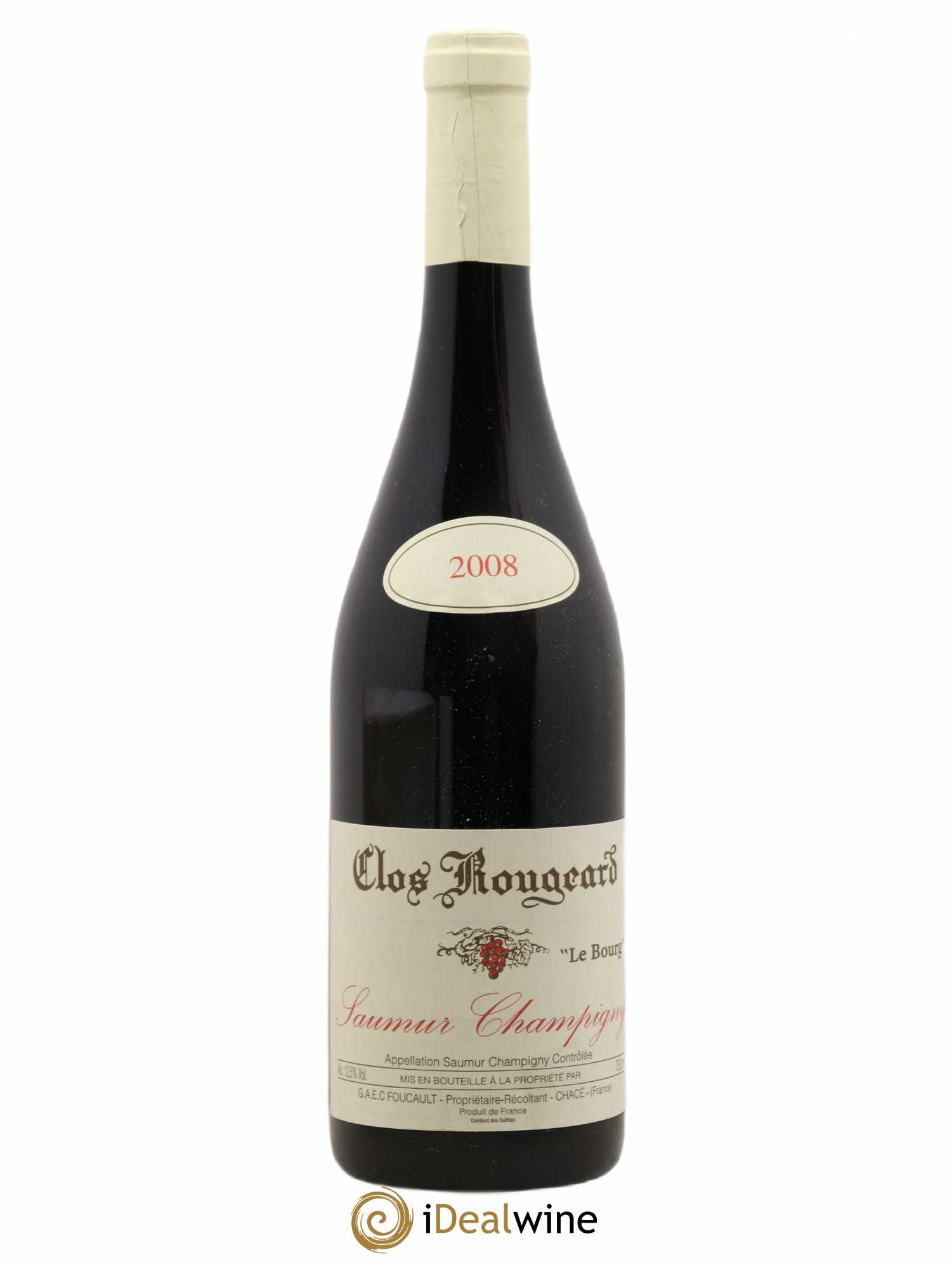 Saumur-Champigny Le Bourg Clos Rougeard 2008 - Lot de 1 bouteille - 0
