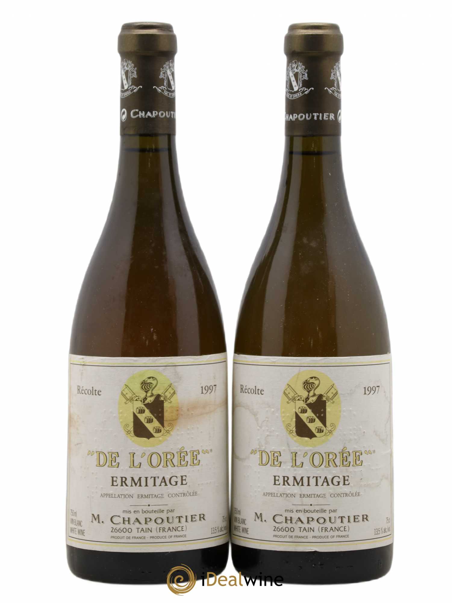 Hermitage Ermitage de l'Orée Chapoutier 1997 - Lot de 2 bouteilles - 0