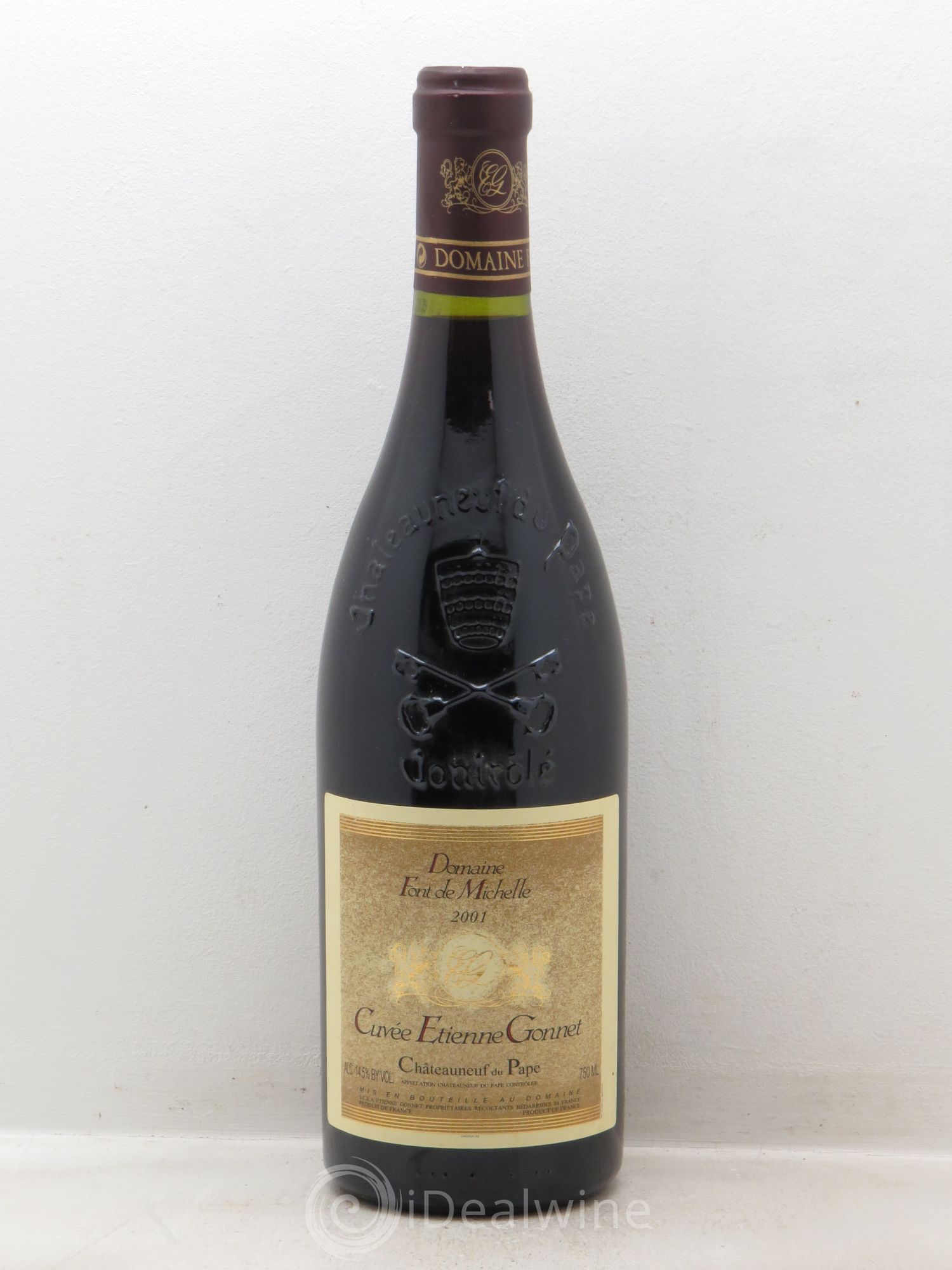 Châteauneuf-du-Pape Domaine Font de Michelle Cuvée Etienne Gonnet Famille Gonnet 2001 - Lot de 1 bouteille - 0