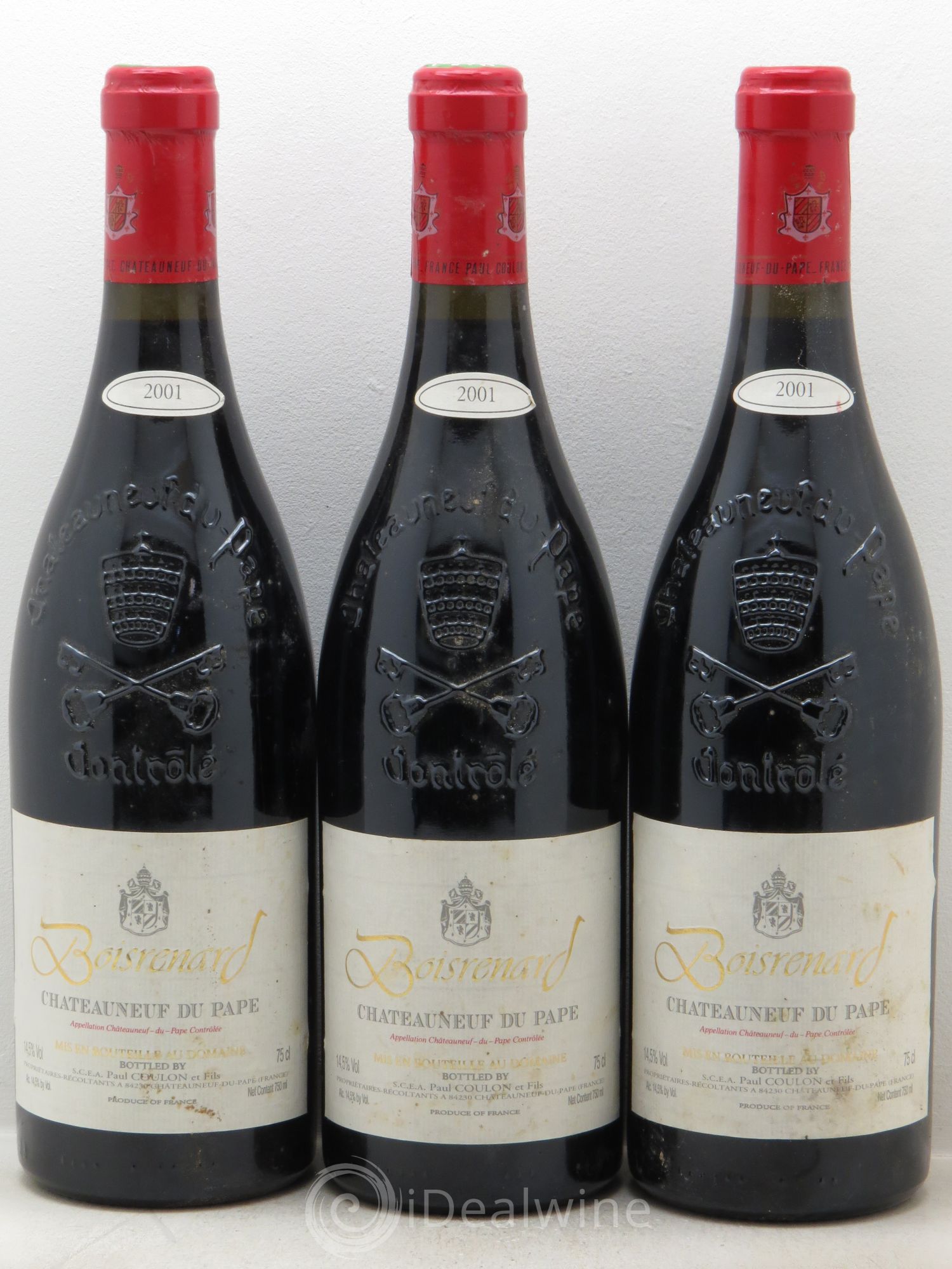 Châteauneuf-du-Pape Cuvée Boisrenard Beaurenard (Domaine de) 2001 - Lot de 3 bouteilles - 0