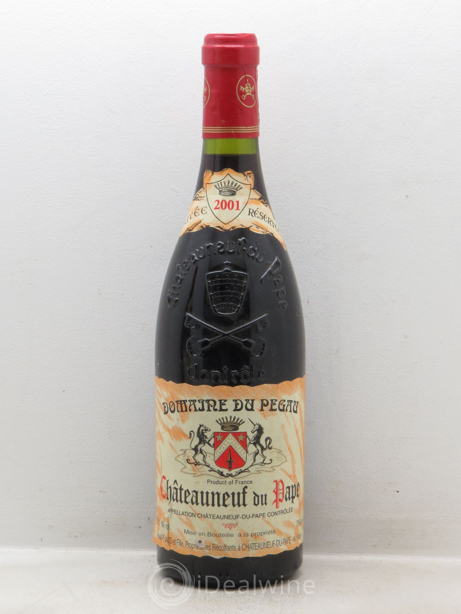 Châteauneuf-du-Pape Domaine du Pégau Cuvée Réservée Paul et Laurence Féraud 2001 - Lot de 6 bouteilles - 0