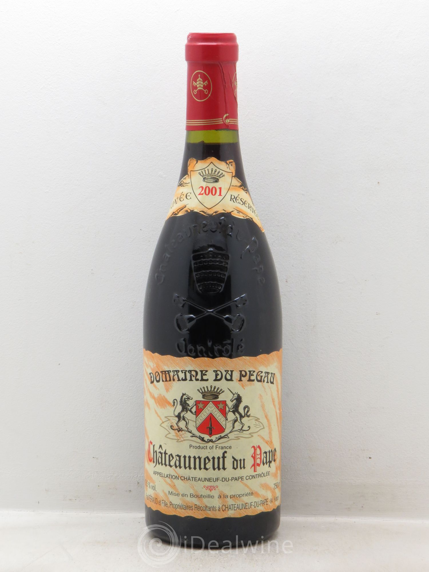 Châteauneuf-du-Pape Domaine du Pégau Cuvée Réservée Paul et Laurence Féraud 2001 - Lot de 1 bouteille - 0