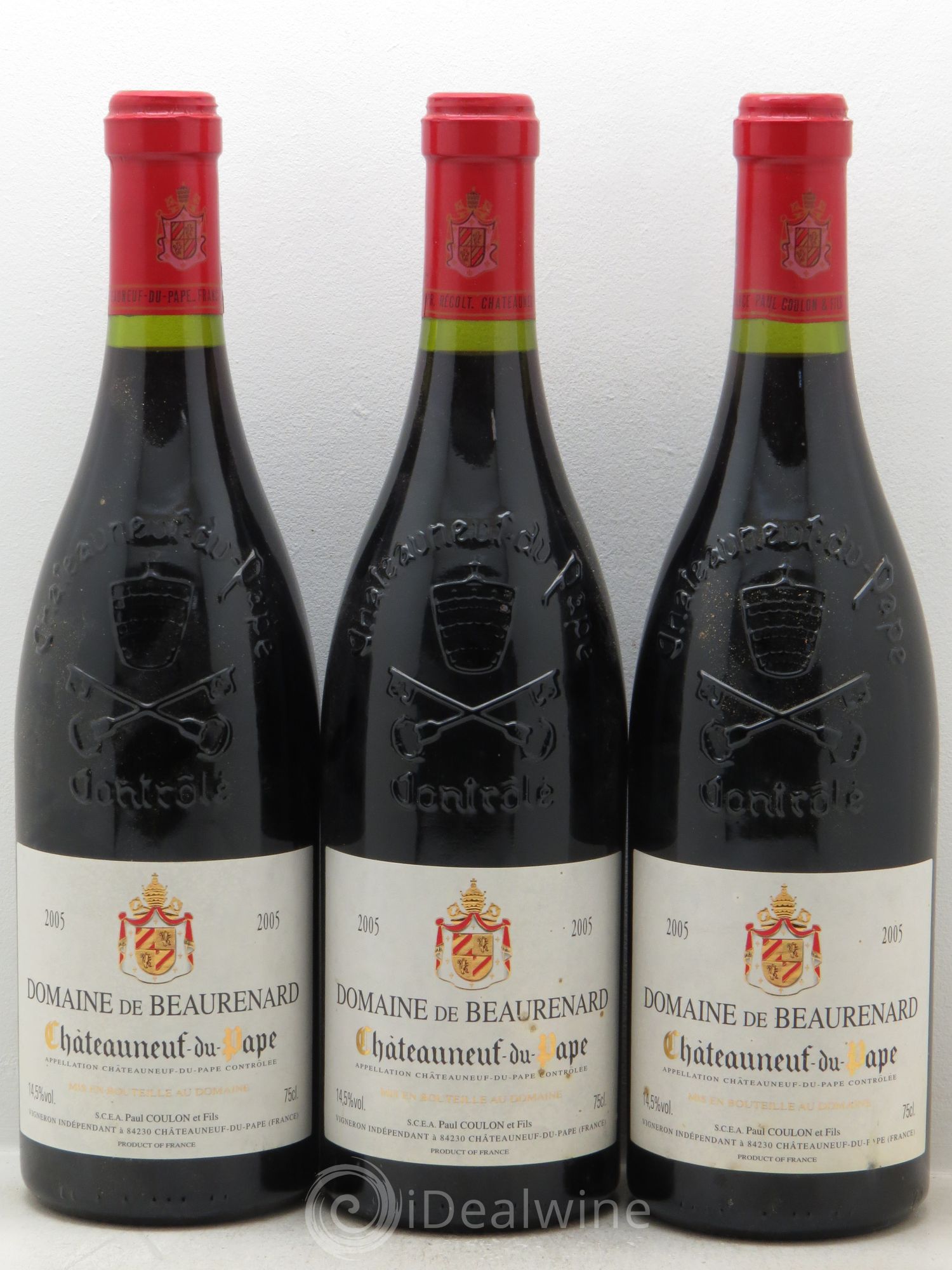 Châteauneuf-du-Pape Beaurenard (Domaine de) 2005 - Lot de 3 bouteilles - 0