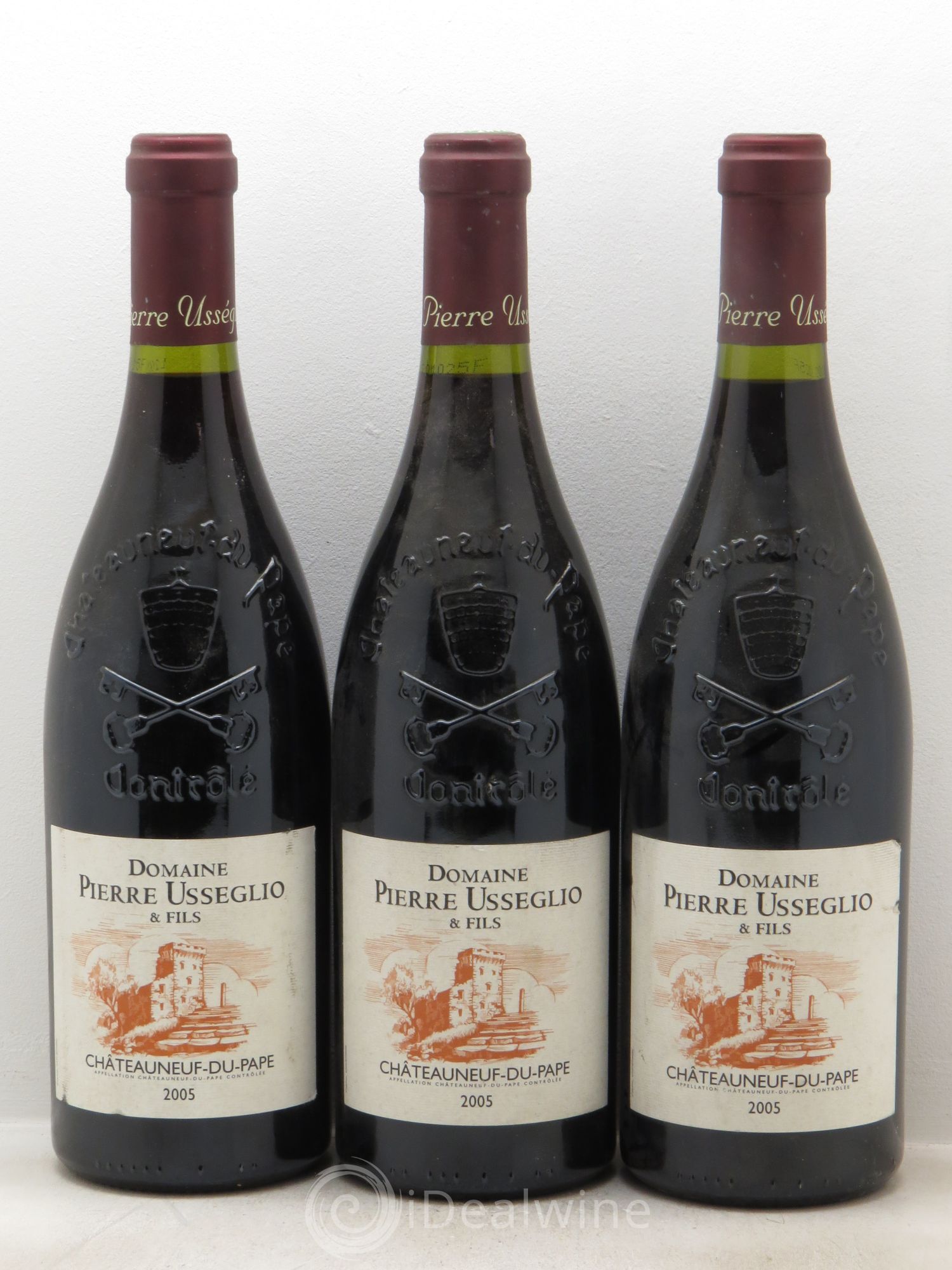 Châteauneuf-du-Pape Tradition Pierre Usseglio & Fils 2005 - Lot de 3 bouteilles - 0