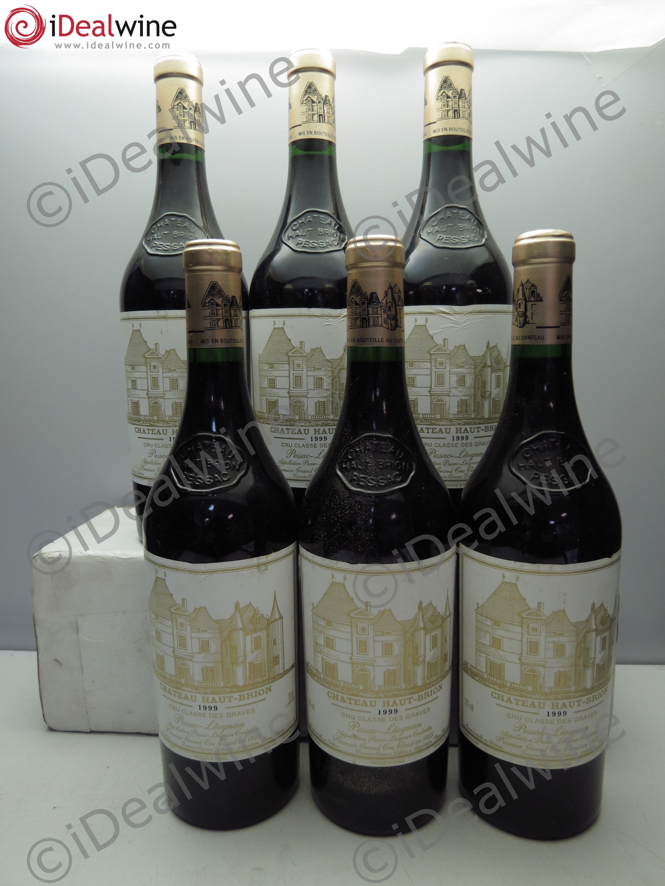 Château Haut Brion 1er Grand Cru Classé 1999 - Lot de 6 bouteilles - 0
