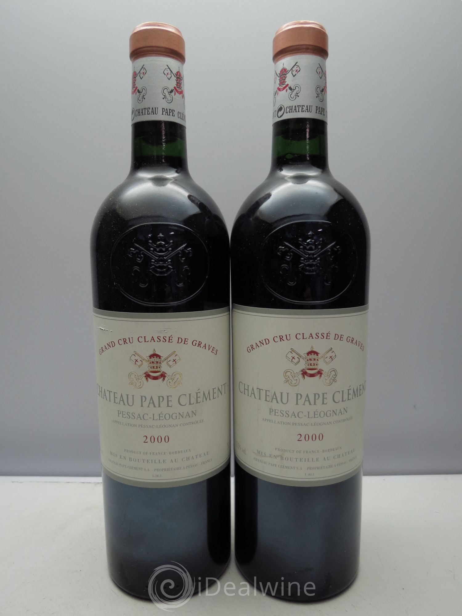 Château Pape Clément Cru Classé de Graves 2000 - Lot de 12 bouteilles - 6