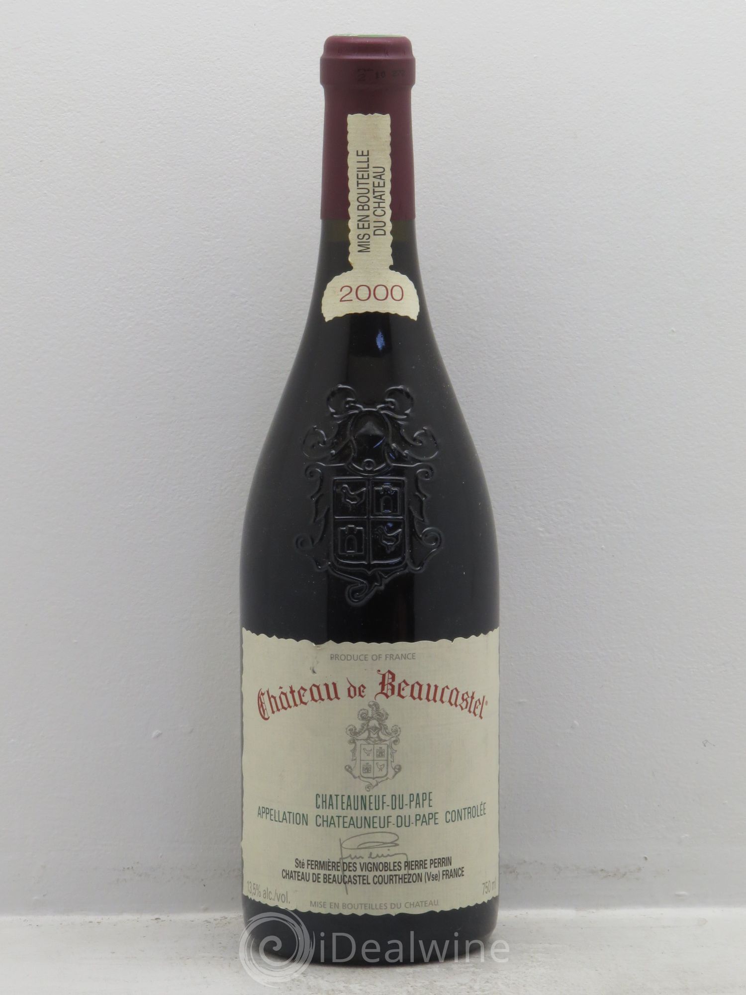 Châteauneuf-du-Pape Château de Beaucastel Famille Perrin 2000 - Lot de 1 bouteille - 0