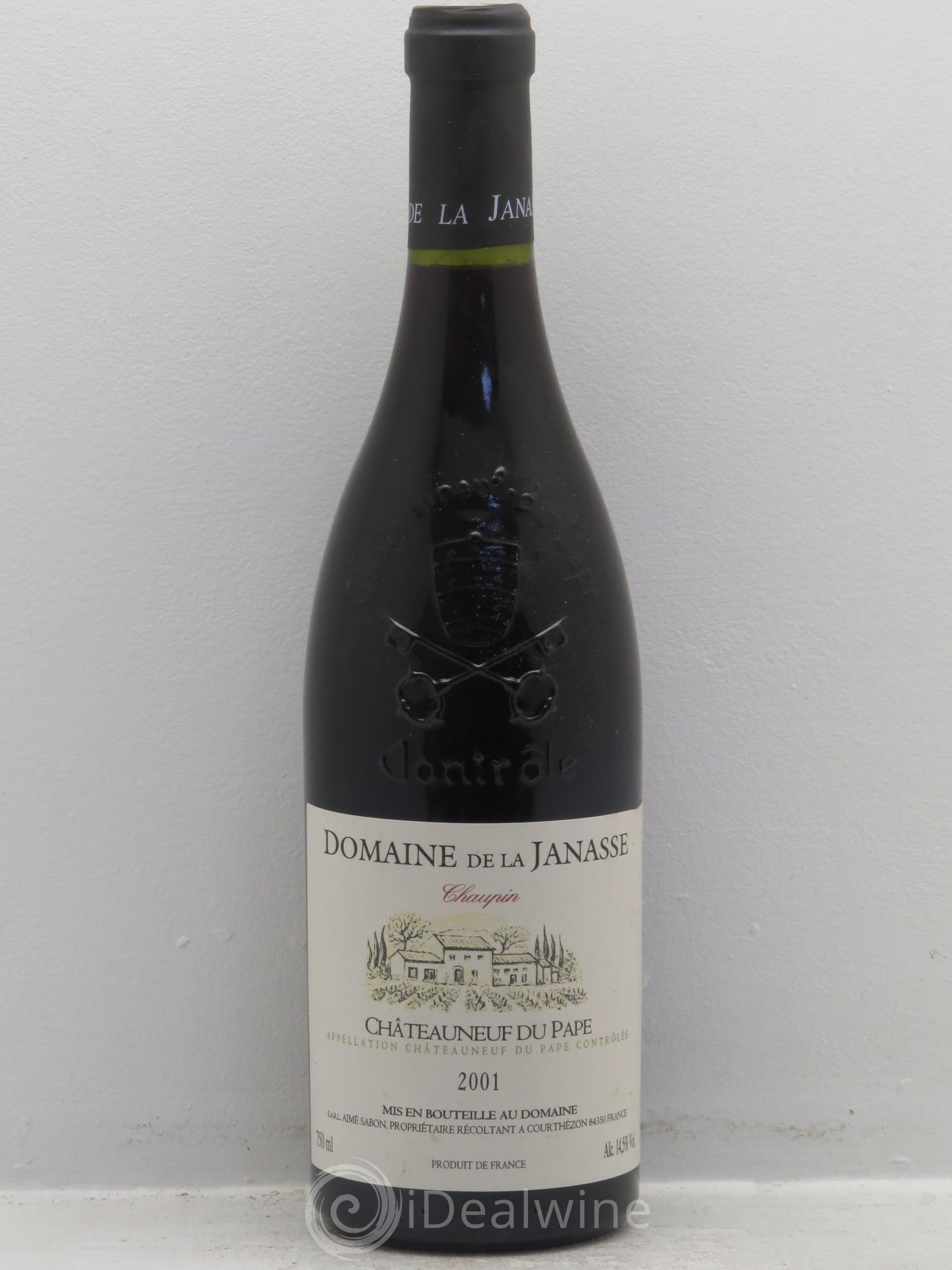 Châteauneuf-du-Pape Cuvée Chaupin La Janasse (Domaine de) 2001 - Lot de 6 bouteilles - 0