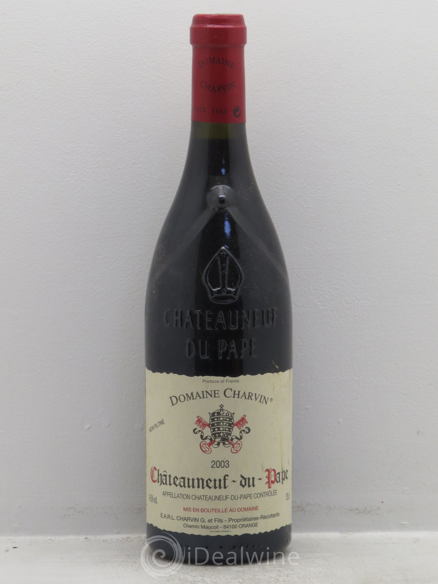 Châteauneuf-du-Pape Charvin (Domaine) 2003 - Lot de 6 bouteilles - 0