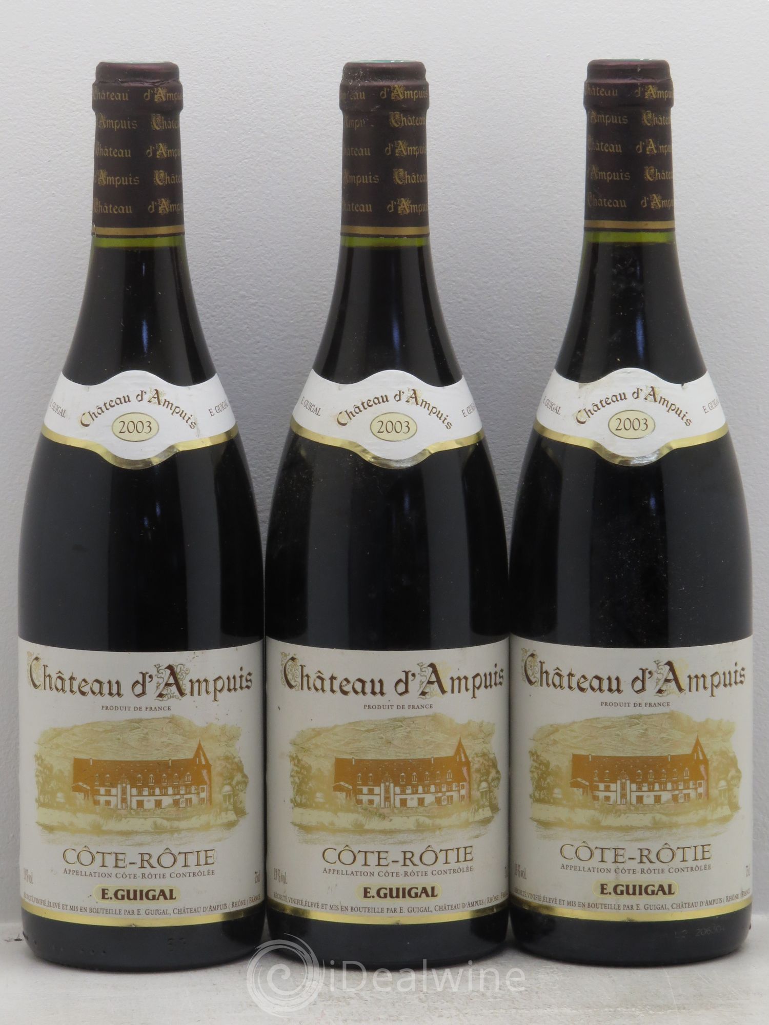 Côte-Rôtie Château d'Ampuis Guigal 2003 - Lot de 3 bouteilles - 0