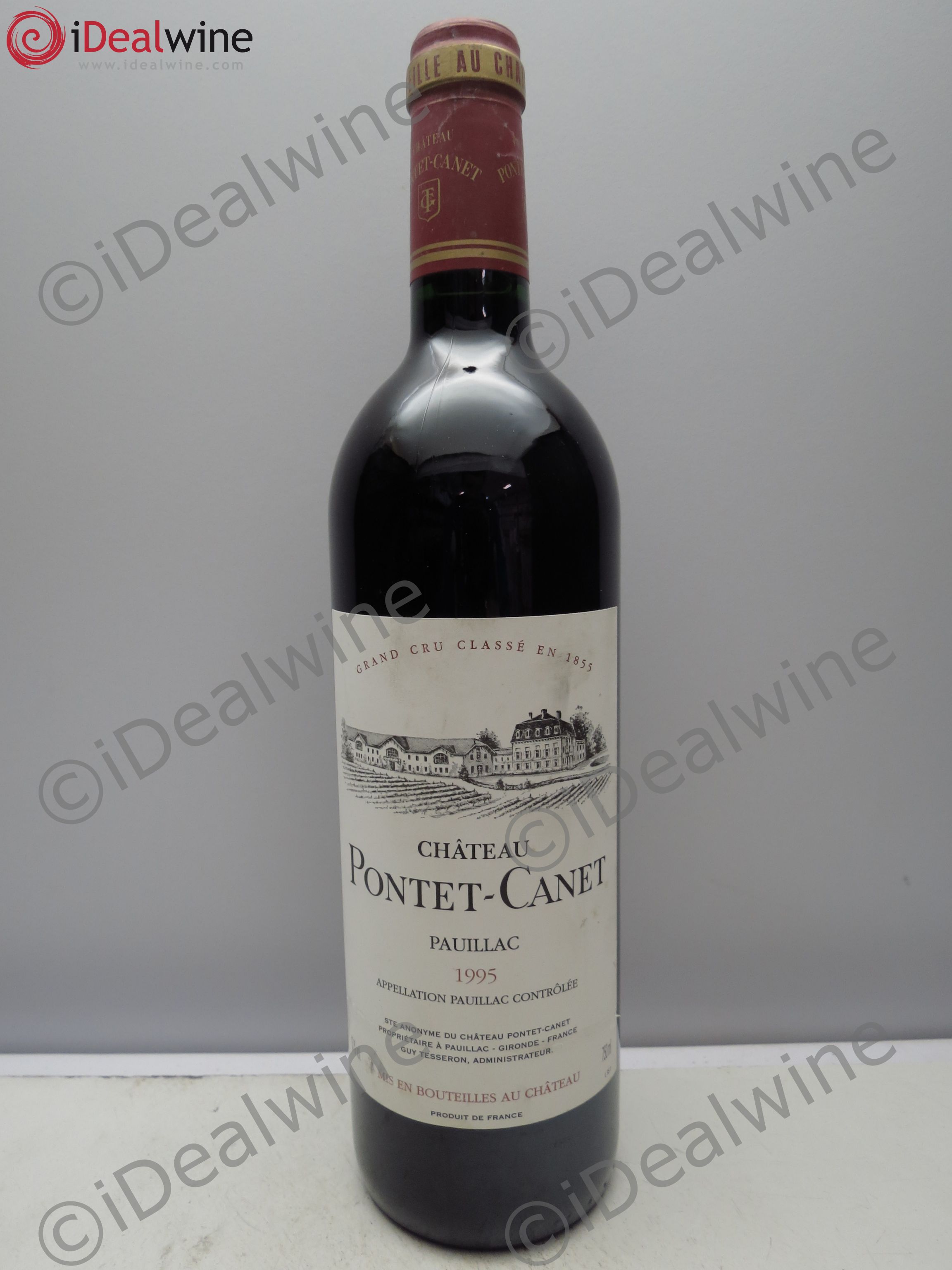 Château Pontet Canet 5ème Grand Cru Classé 1995 - Lot de 1 bouteille - 0