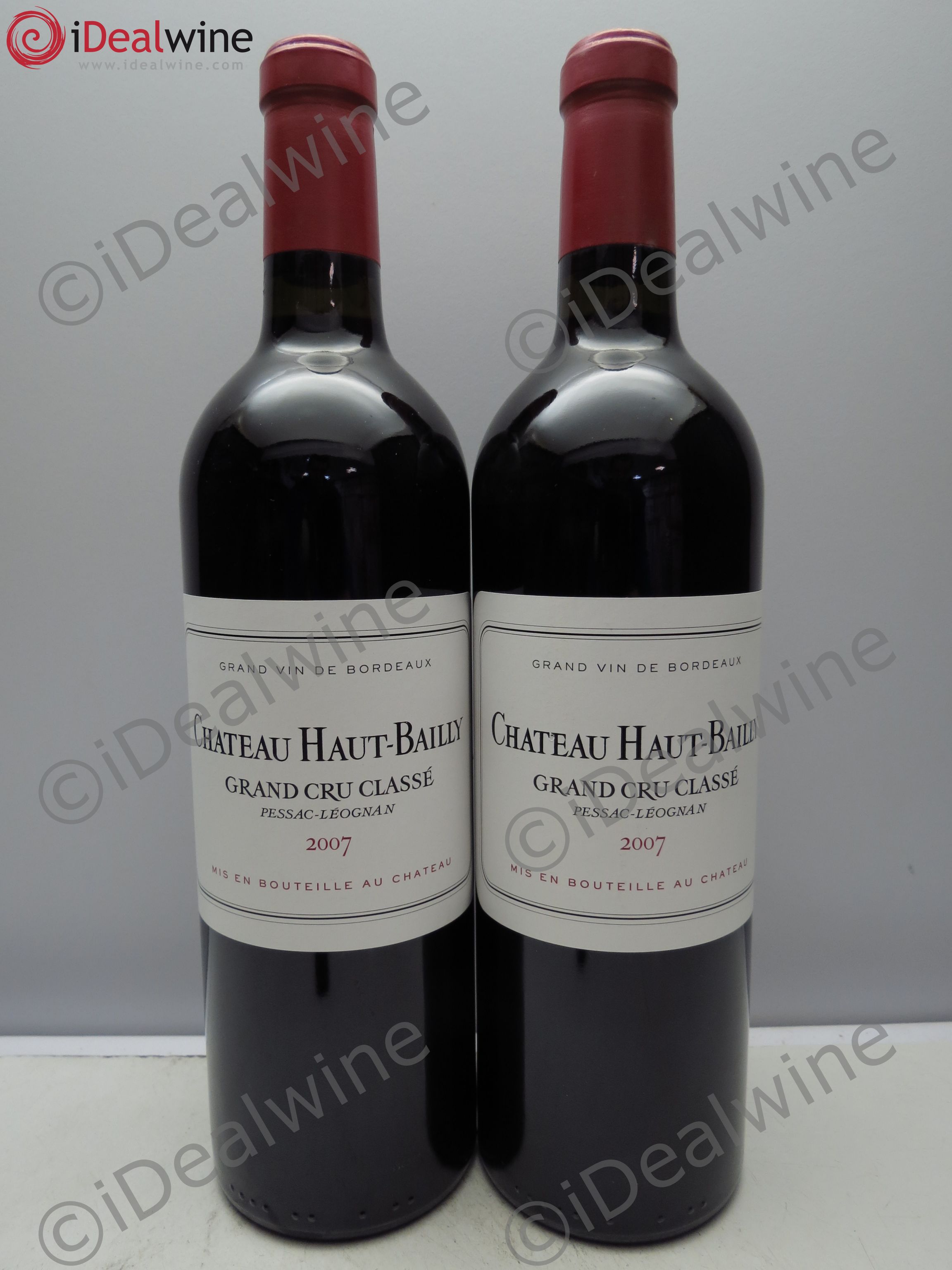 Château Haut-Bailly Cru Classé de Graves 2007 - Lot de 2 bouteilles - 0