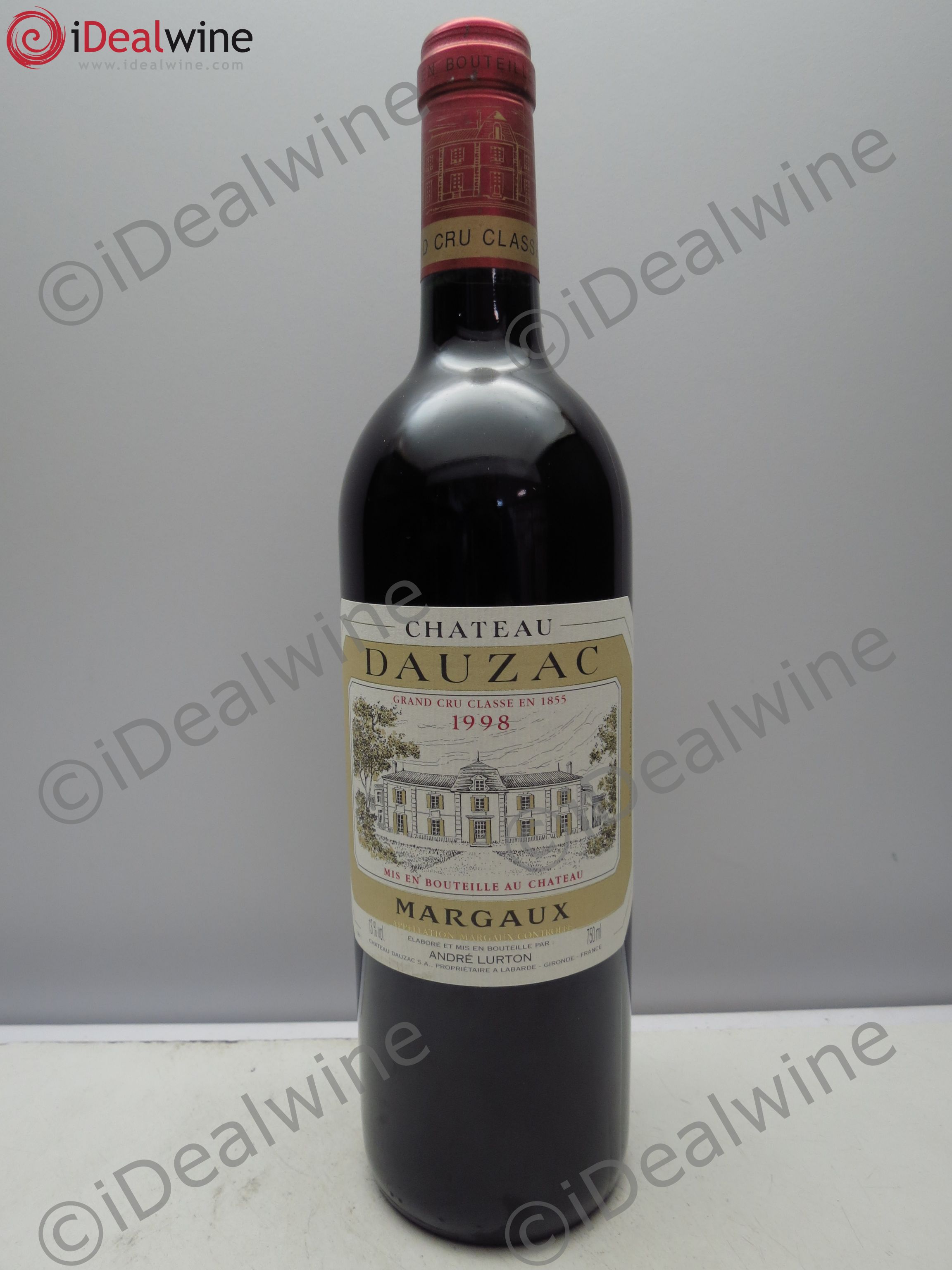 Château Dauzac 5ème Grand Cru Classé (sans prix de reserve / no reserve) 1998 - Posten von 1 Flasche - 0