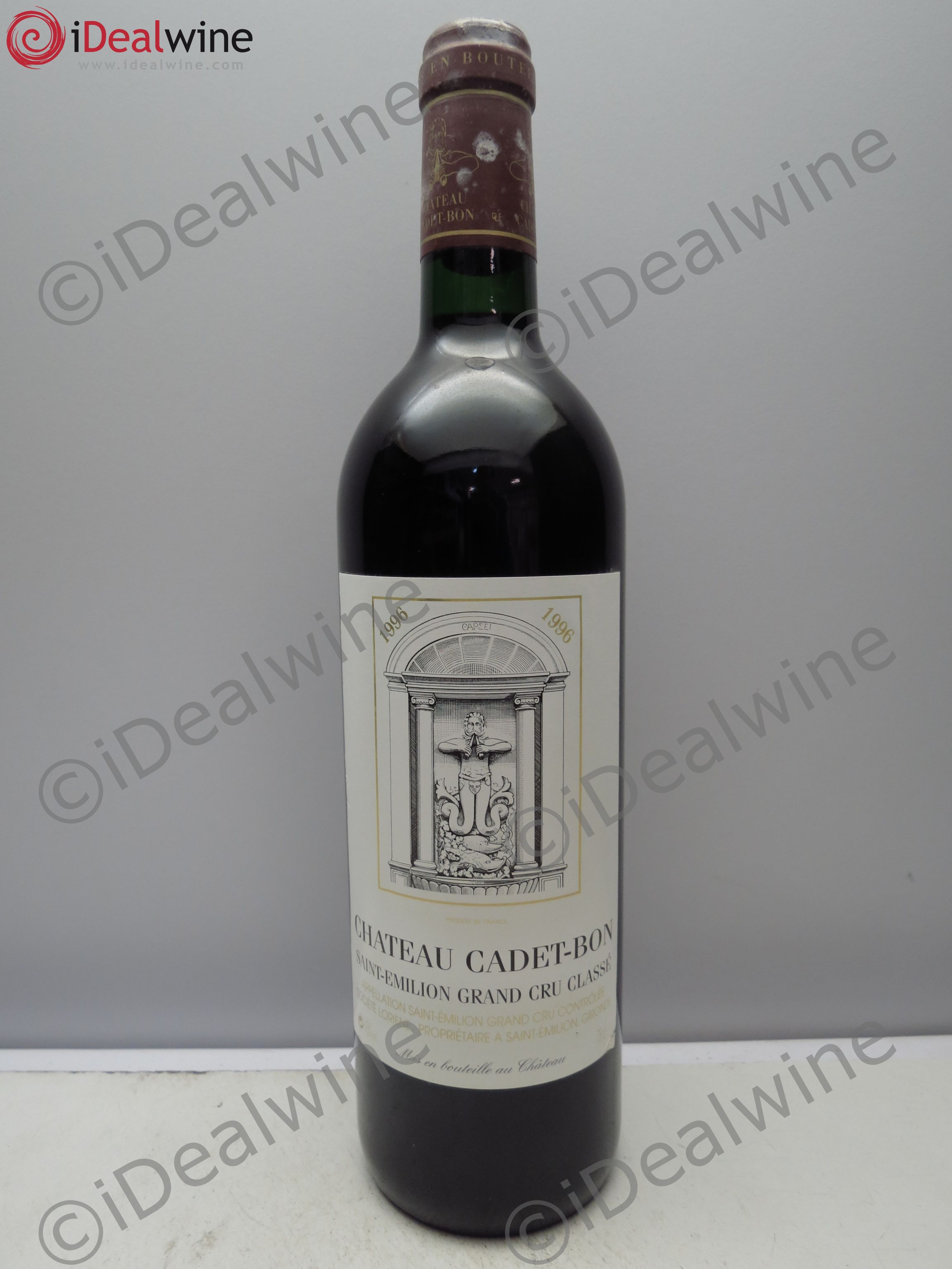 Château Cadet Bon Grand Cru Classé (sans prix de reserve / no reserve) 1996 - Posten von 1 Flasche - 0