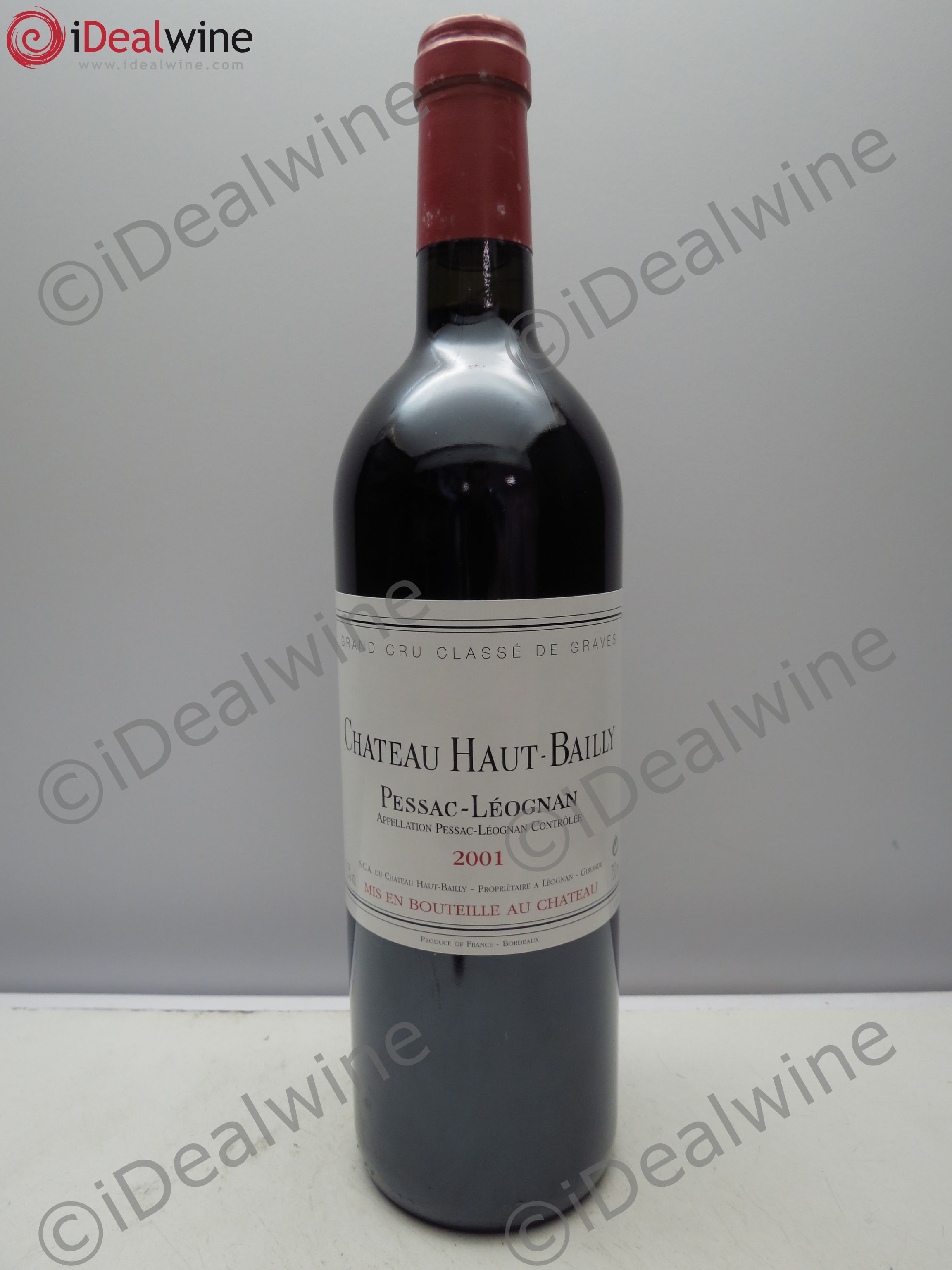 Château Haut-Bailly Cru Classé de Graves (sans prix de reserve / no reserve) 2001 - Posten von 1 Flasche - 0
