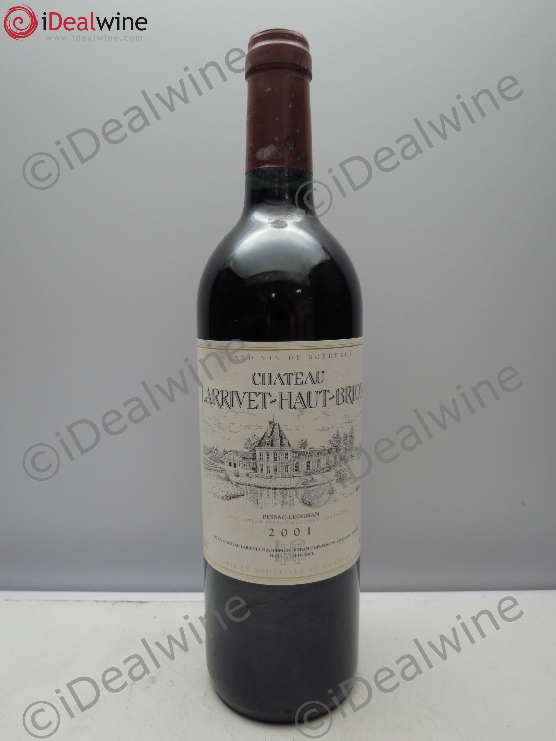 Château Larrivet Haut-Brion (sans prix de reserve / no reserve) 2001 - Posten von 1 Flasche - 0