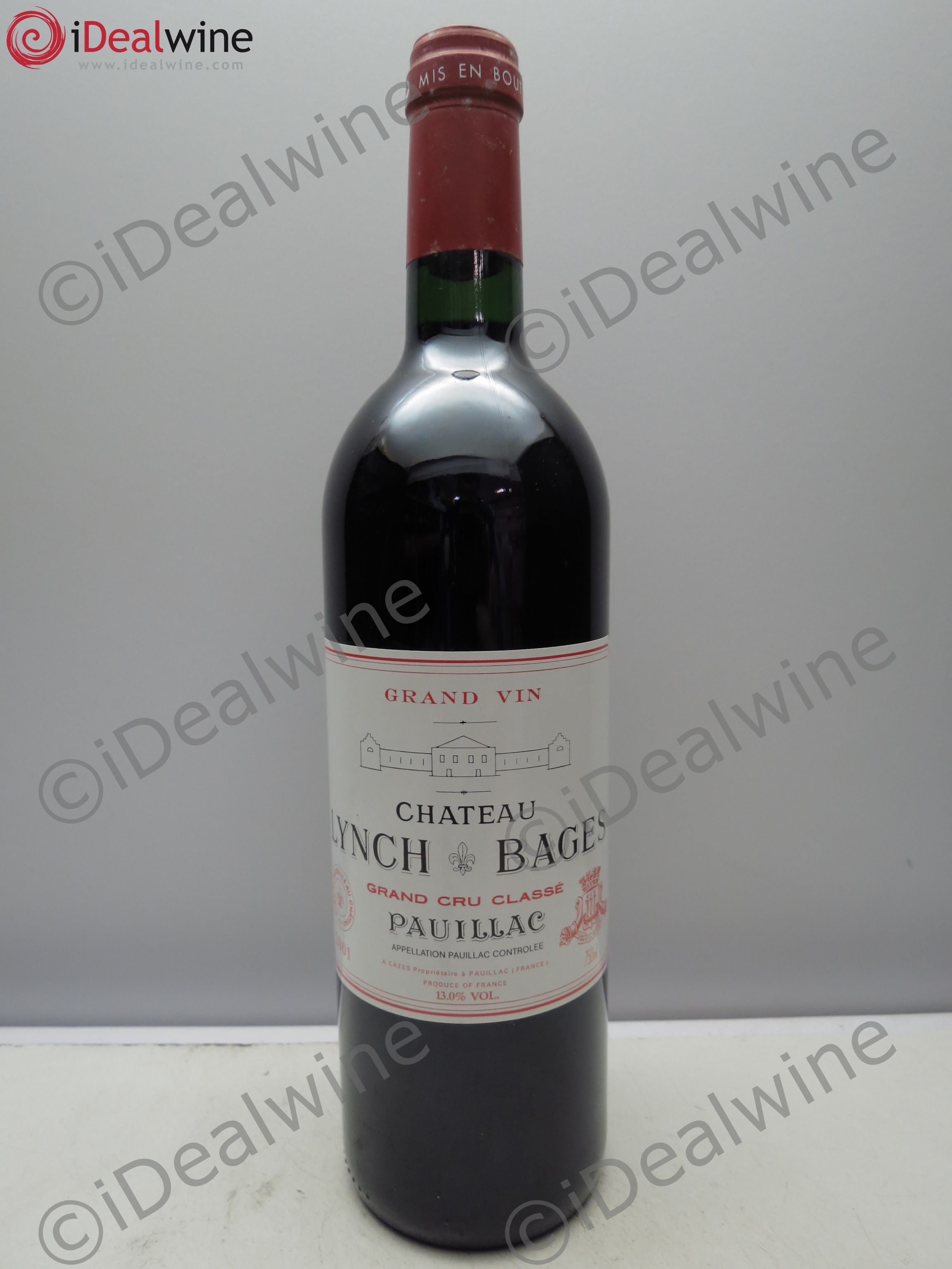 Château Lynch Bages 5ème Grand Cru Classé 2001 - Lot de 1 bouteille - 0