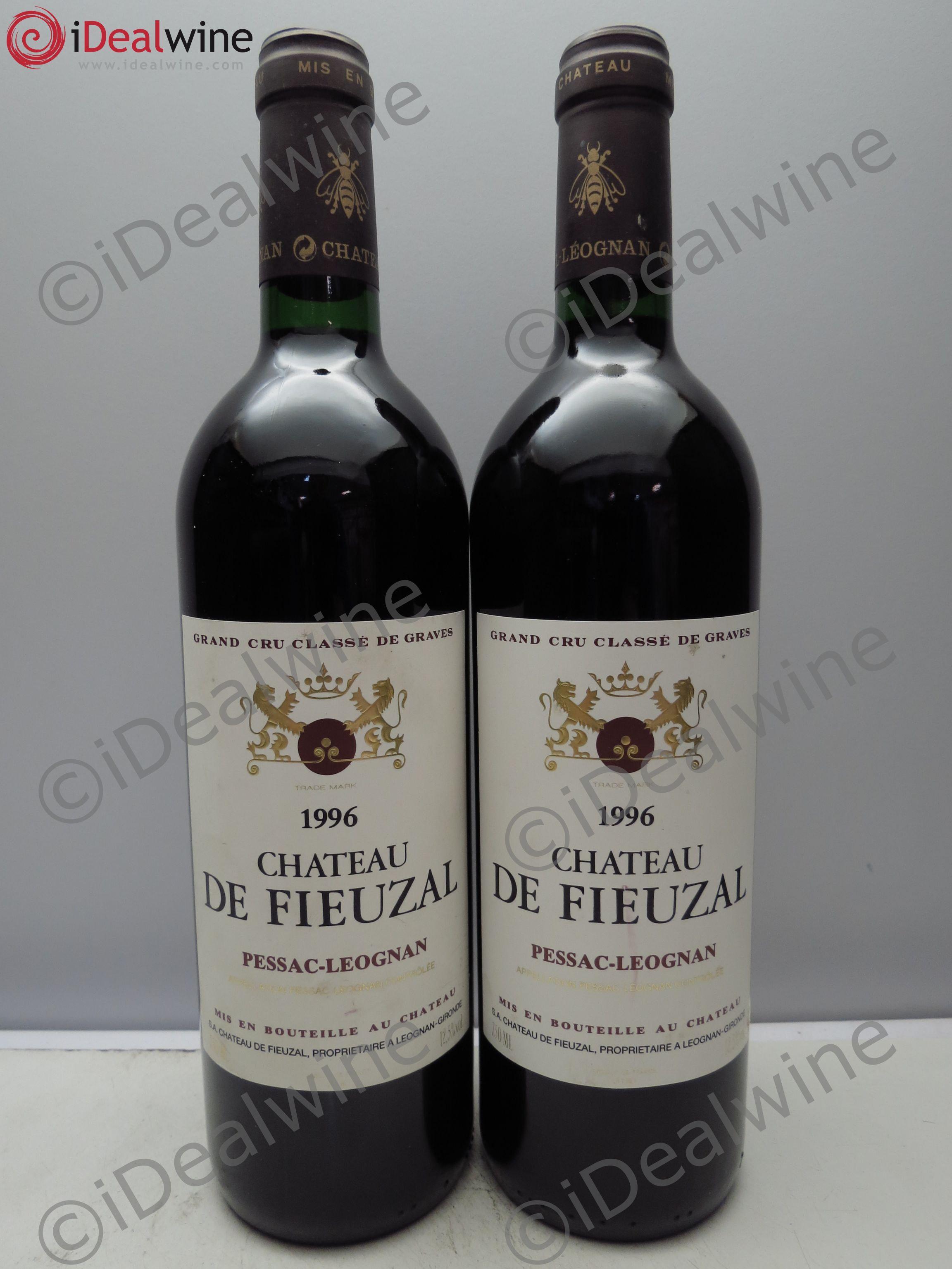 Château de Fieuzal Cru Classé de Graves (sans prix de reserve / no reserve) 1996 - Posten von 2 Flaschen - 0