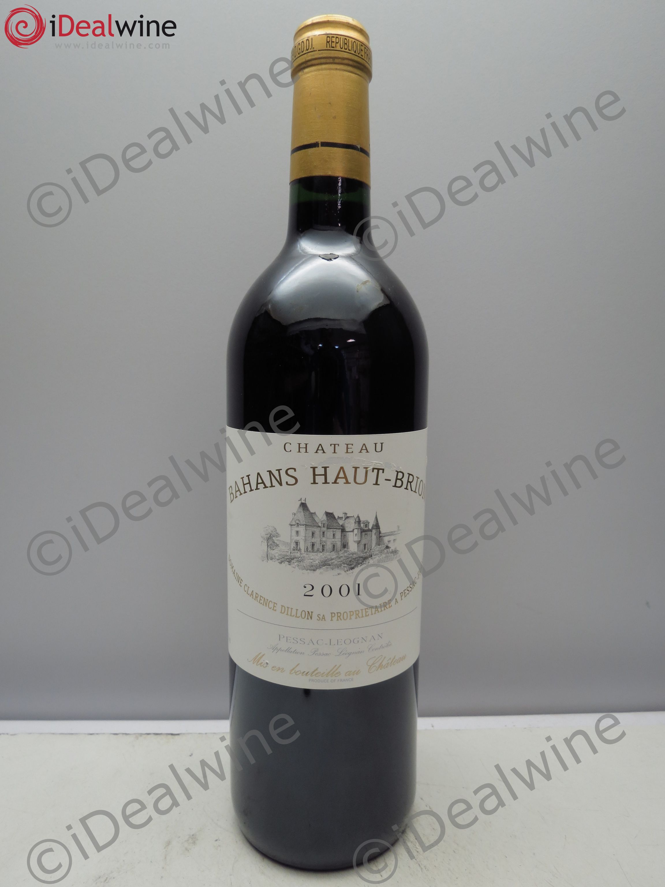 Clarence (Bahans) de Haut-Brion Second Vin 2001 - Lot de 1 bouteille - 0