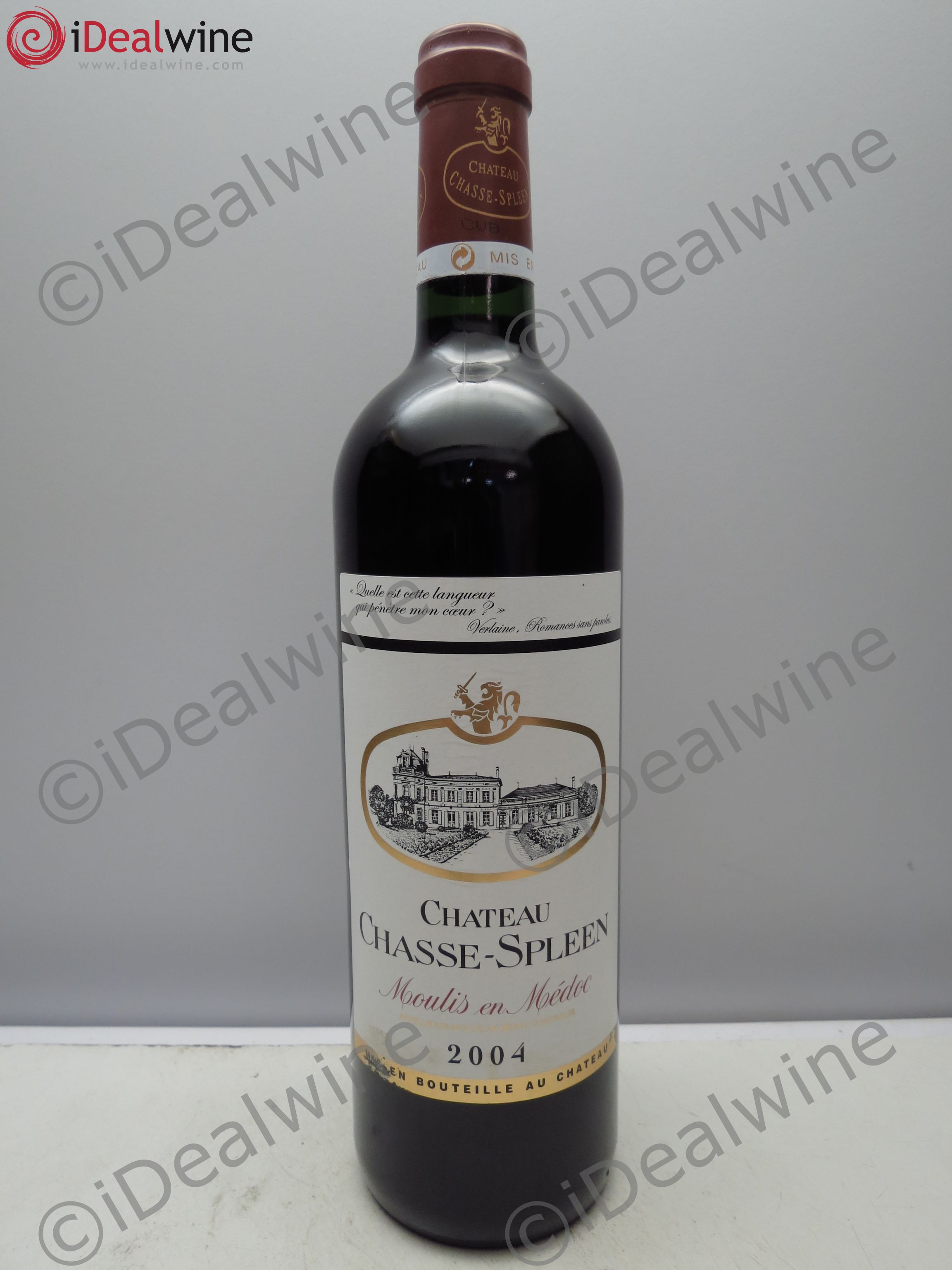 Château Chasse Spleen (sans prix de reserve / no reserve) 2004 - Posten von 1 Flasche - 0