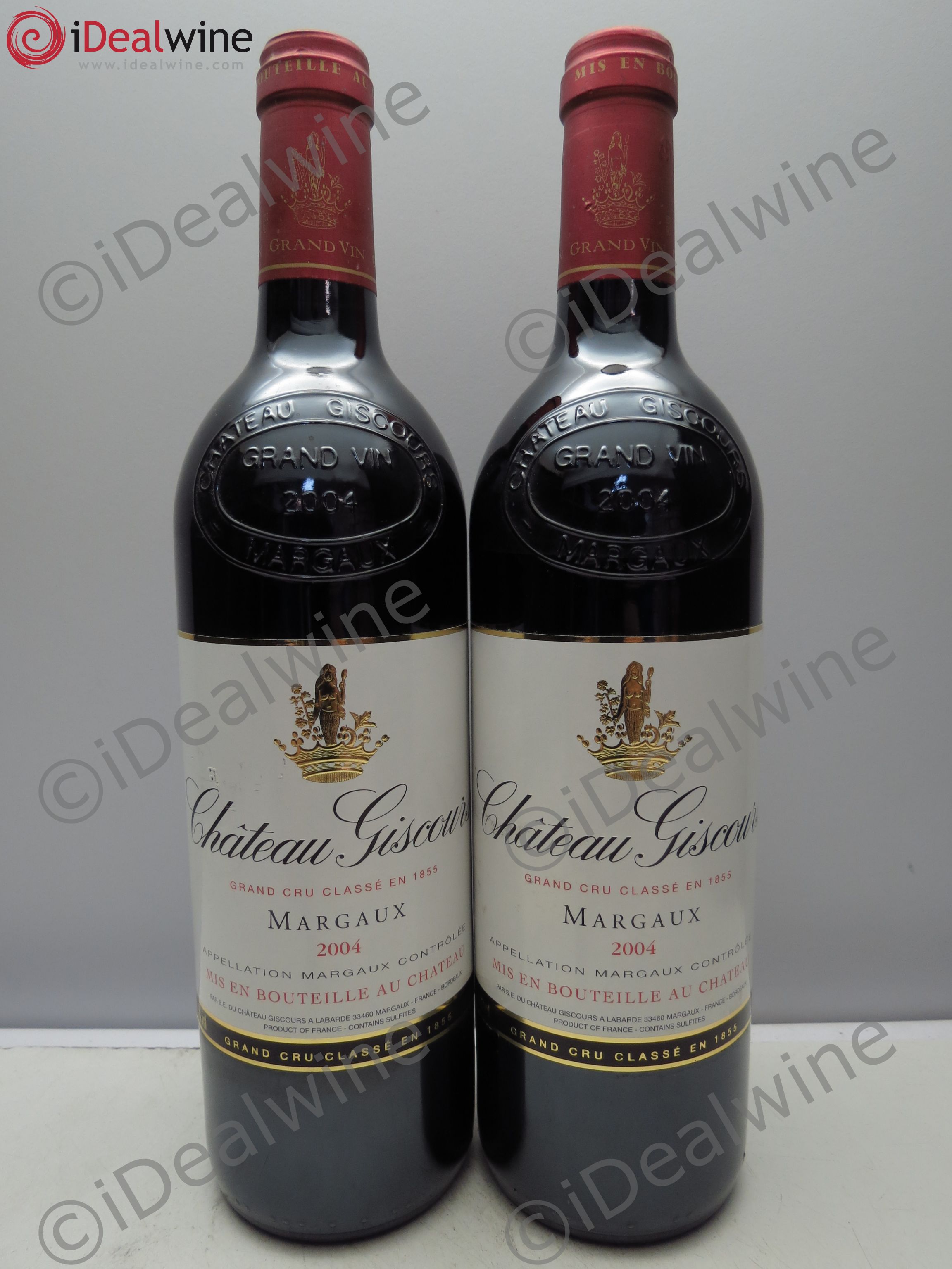 Château Giscours 3ème Grand Cru Classé 2004 - Lot de 2 bouteilles - 0
