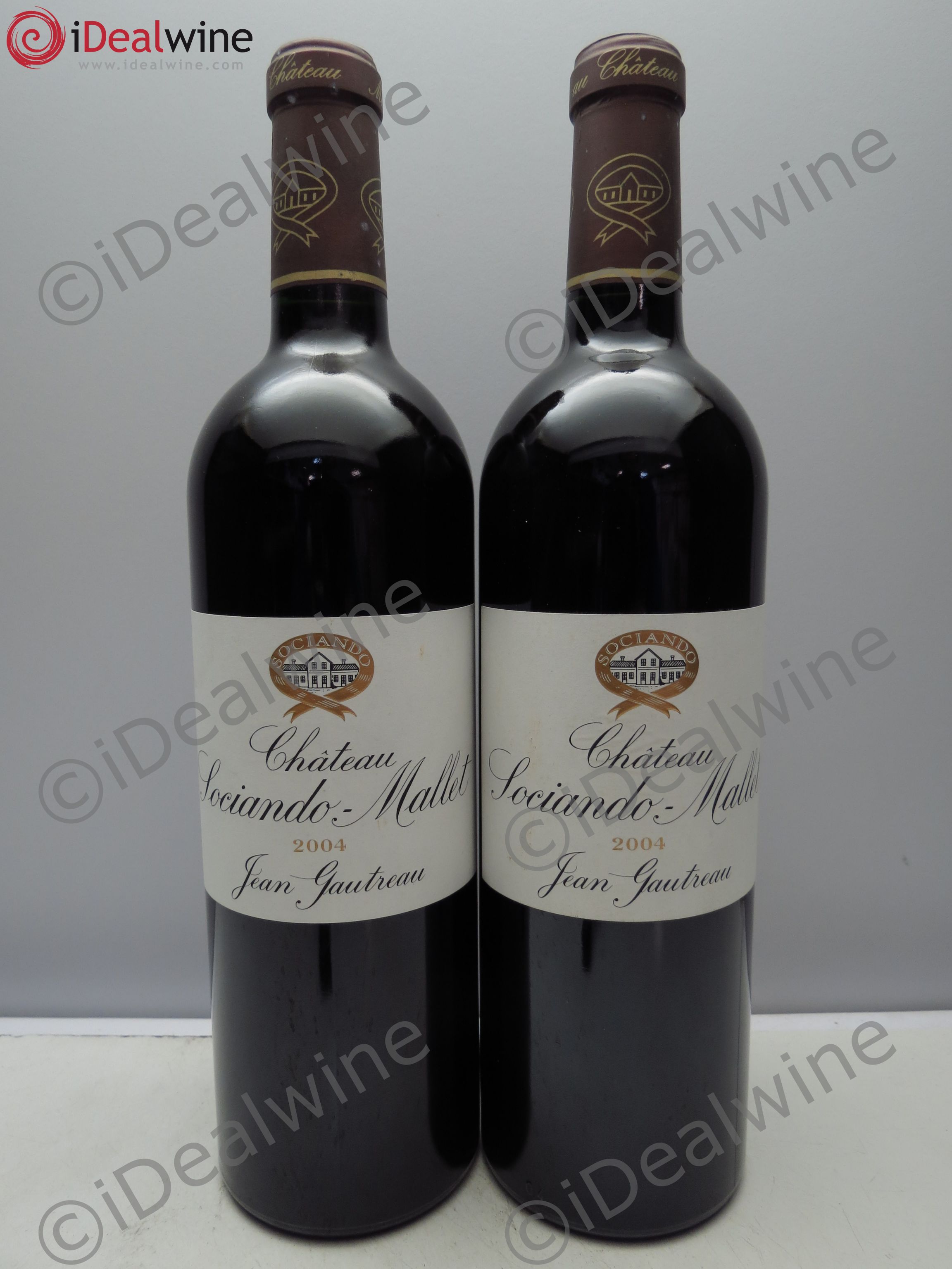 Château Sociando Mallet (sans prix de reserve / no reserve) 2004 - Posten von 2 Flaschen - 0